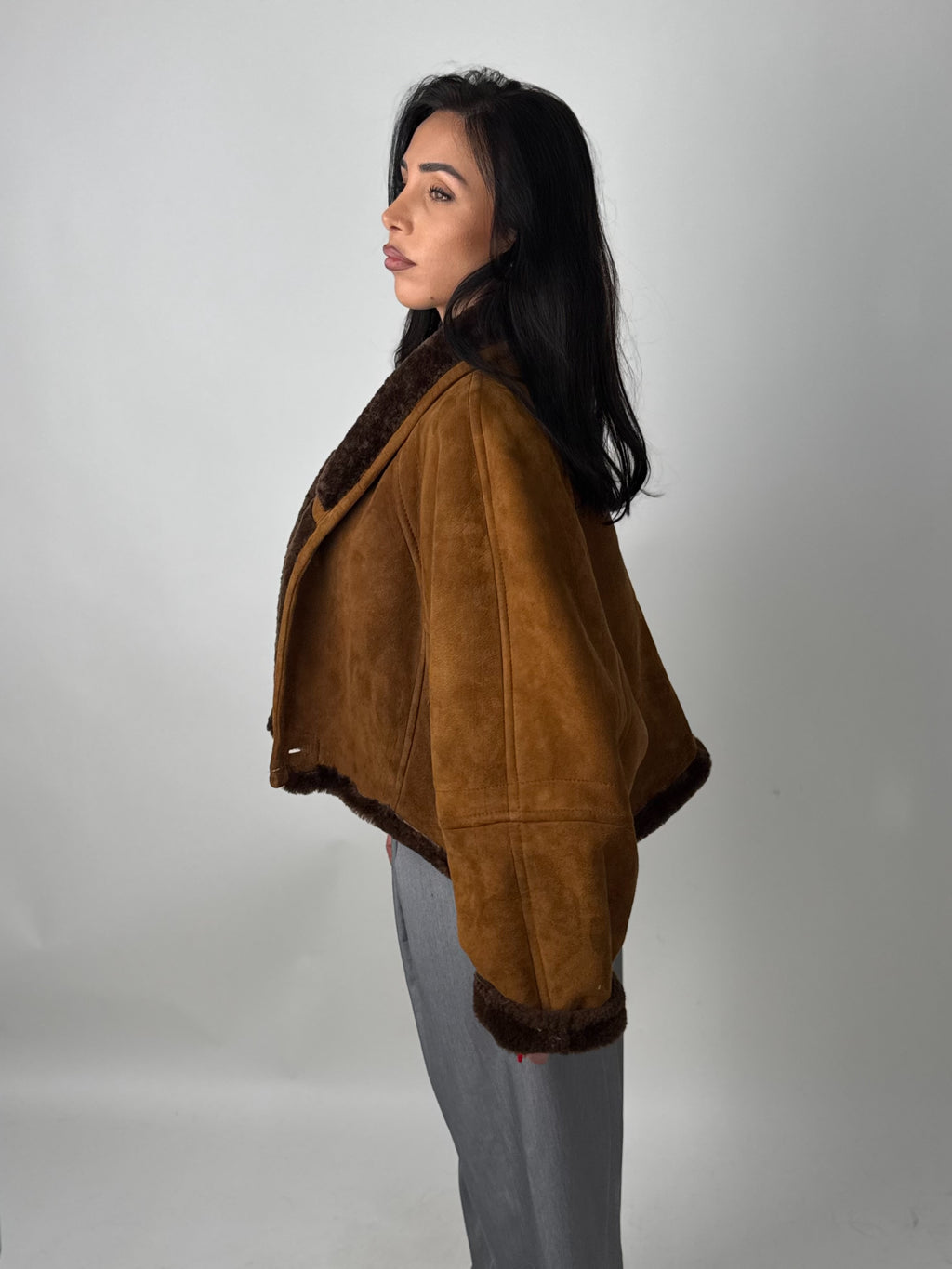 Shearling coat N227