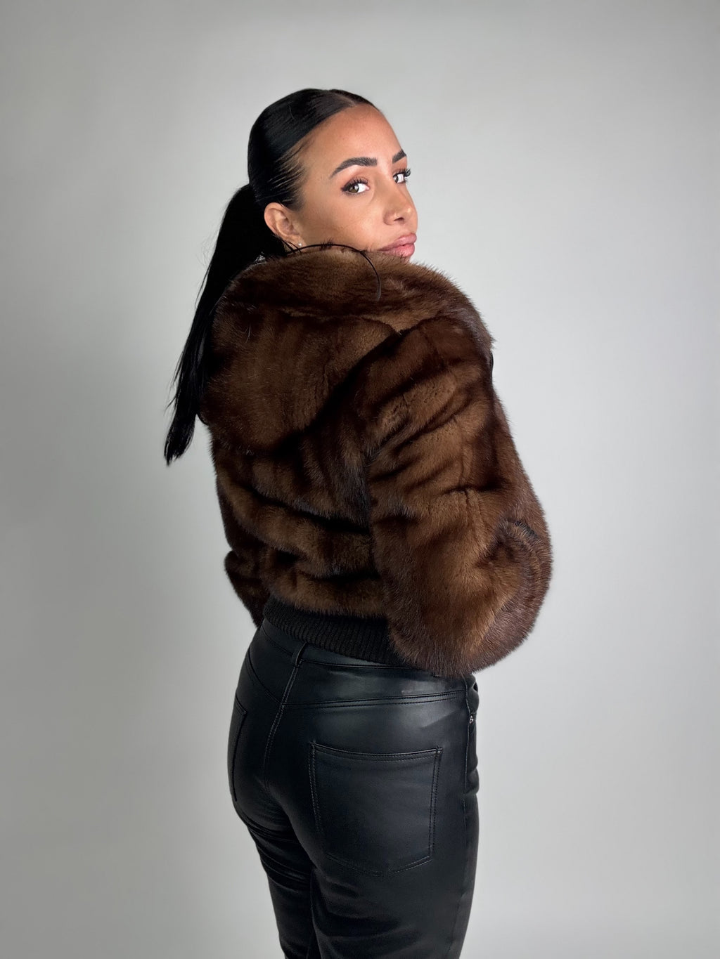 Bomber in visone N63