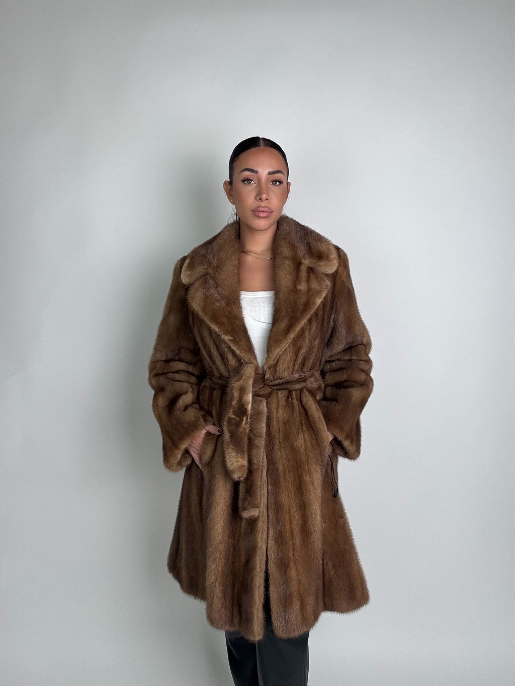 Cappotto in visone N387