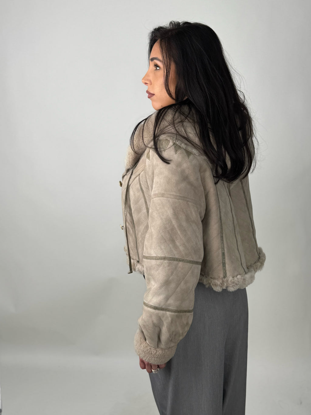 Shearling coat N229