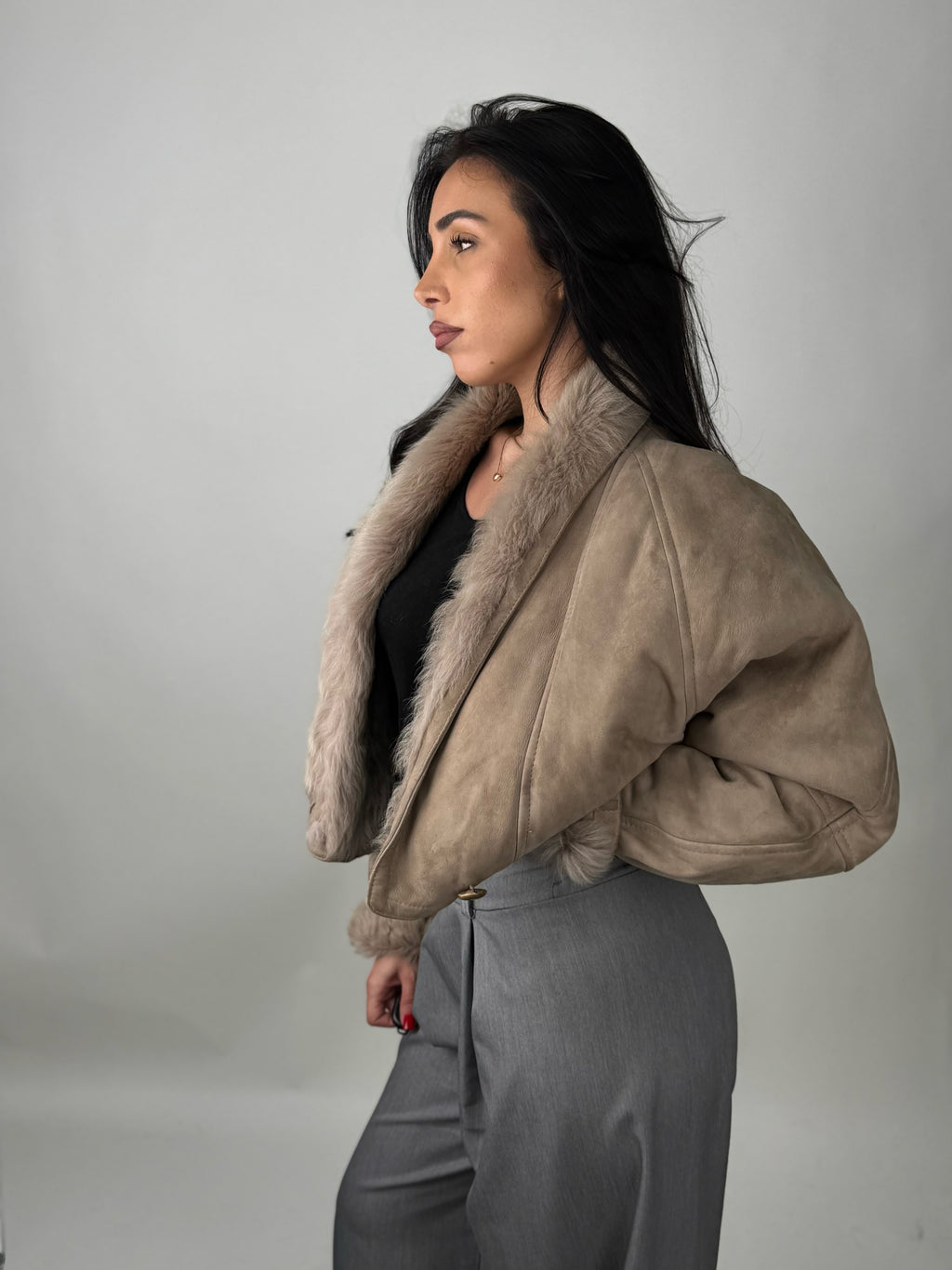 Shearling coat N230