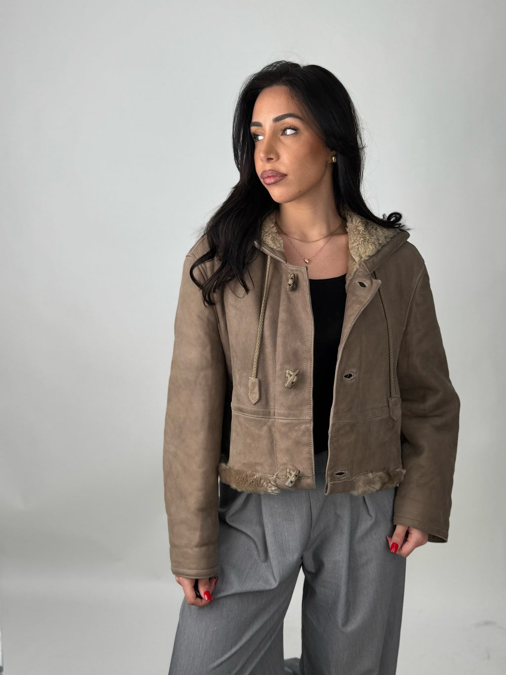 Shearling coat N232