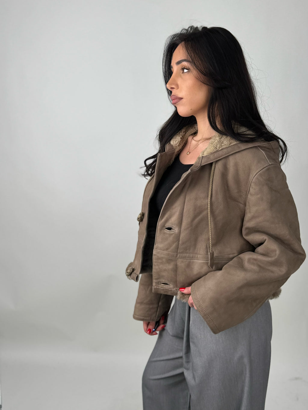 Shearling coat N232
