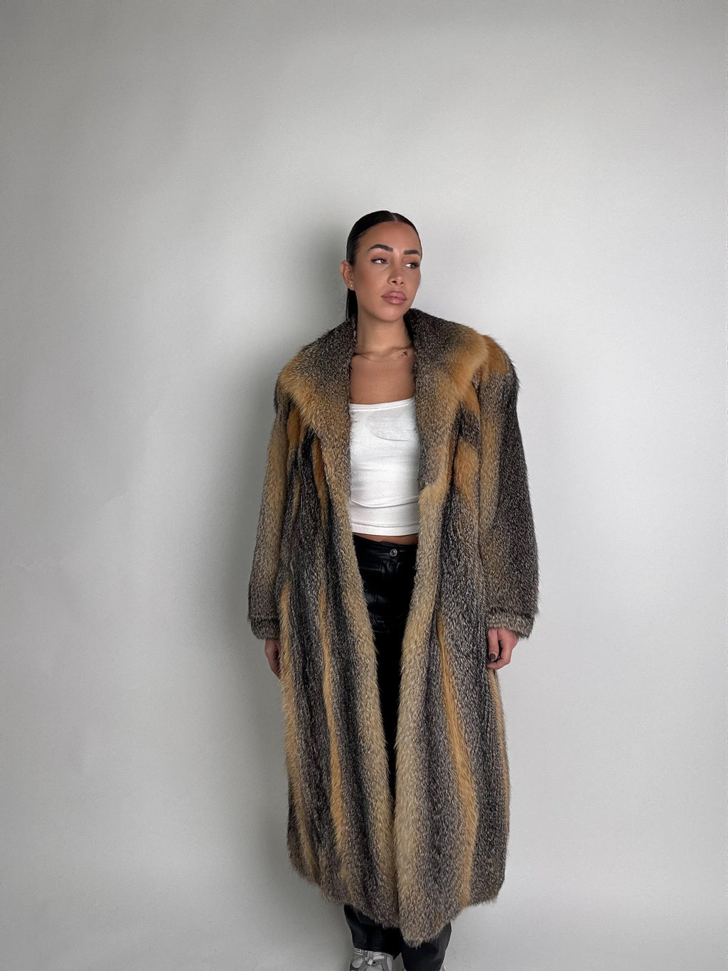 Cappotto in volpe della virginia