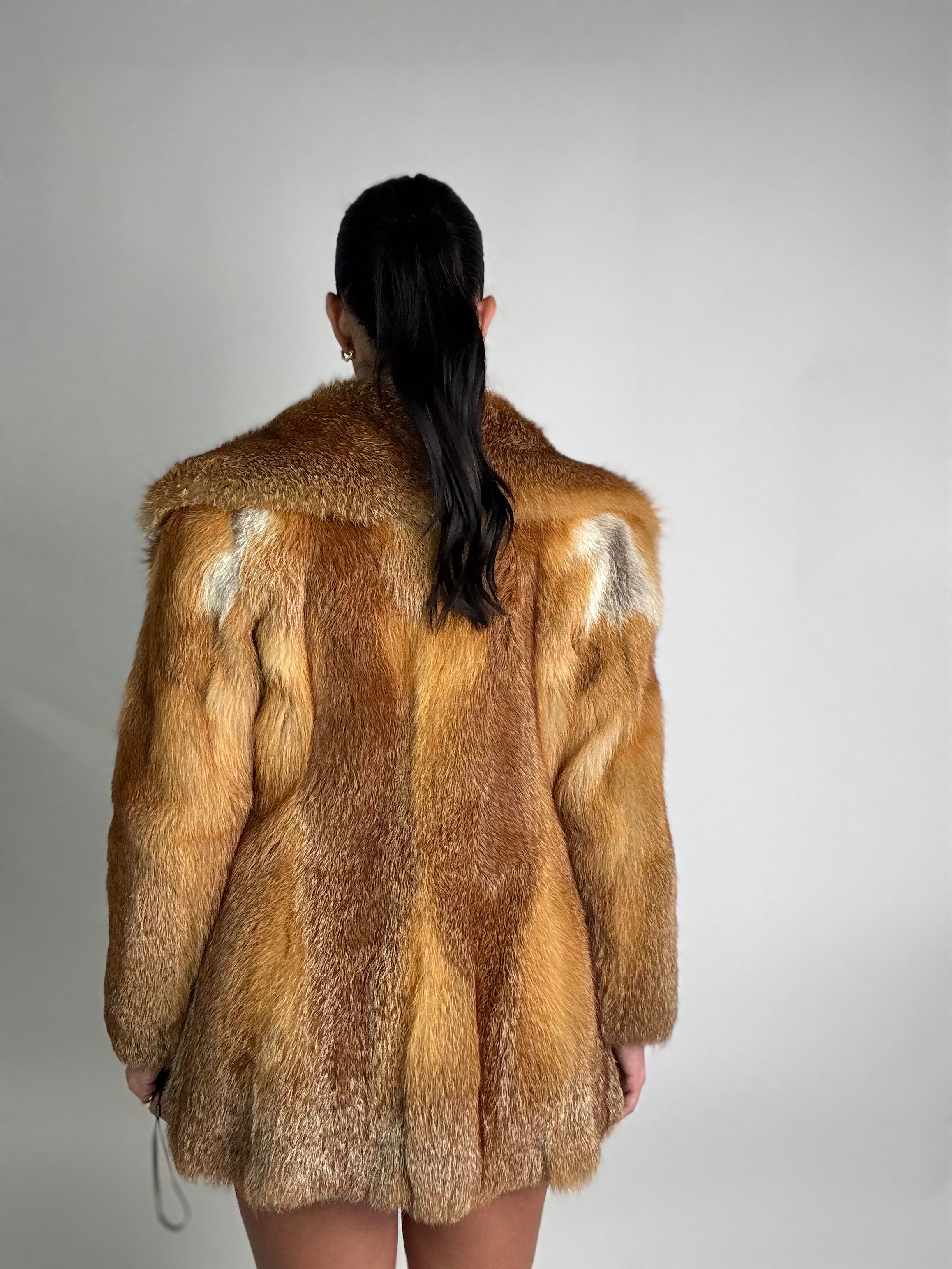 Giacca in volpe rossa N998
