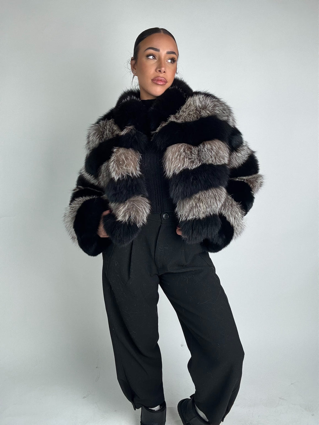Mink Bomber Jacket