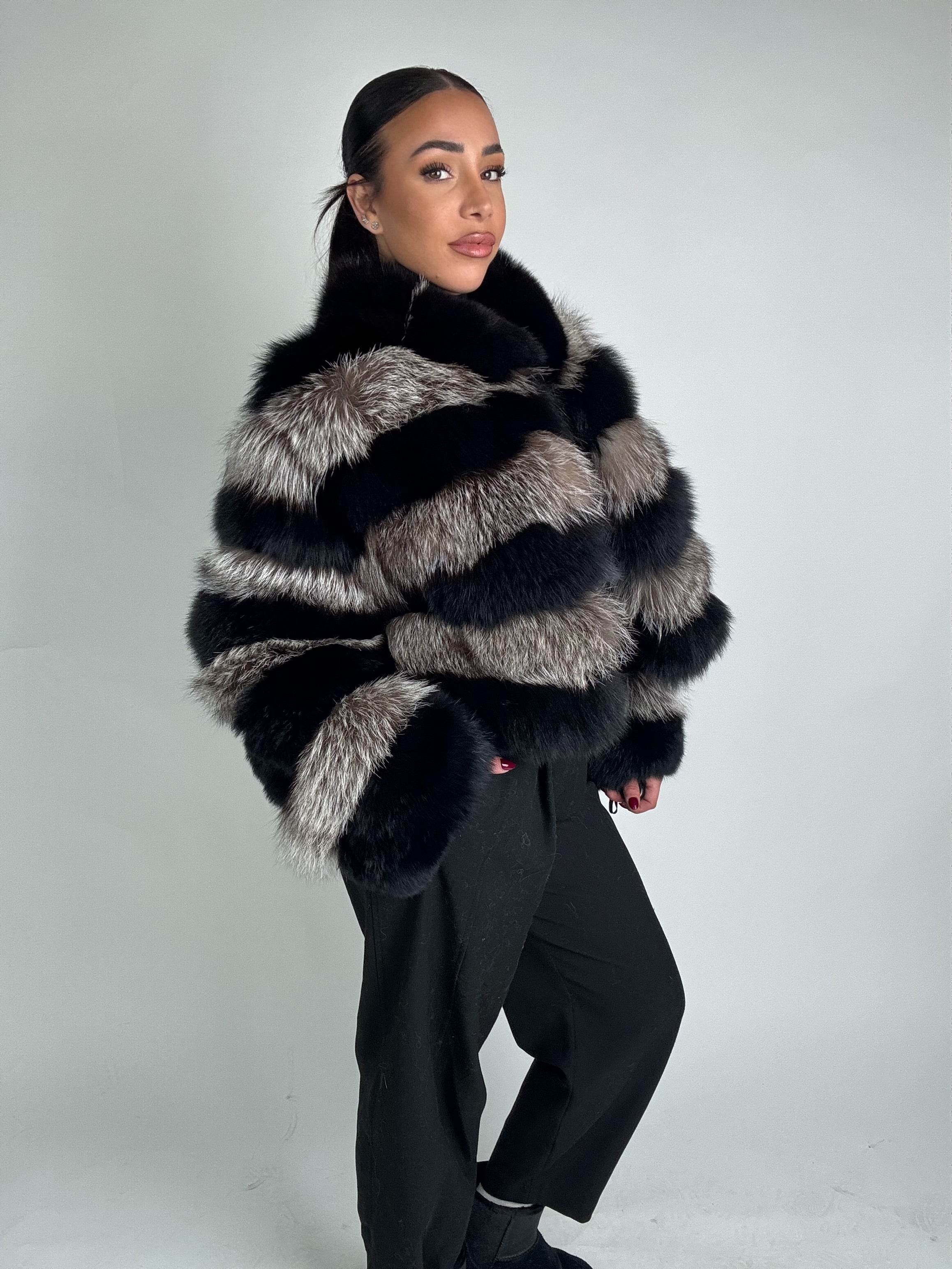 Mink Bomber Jacket