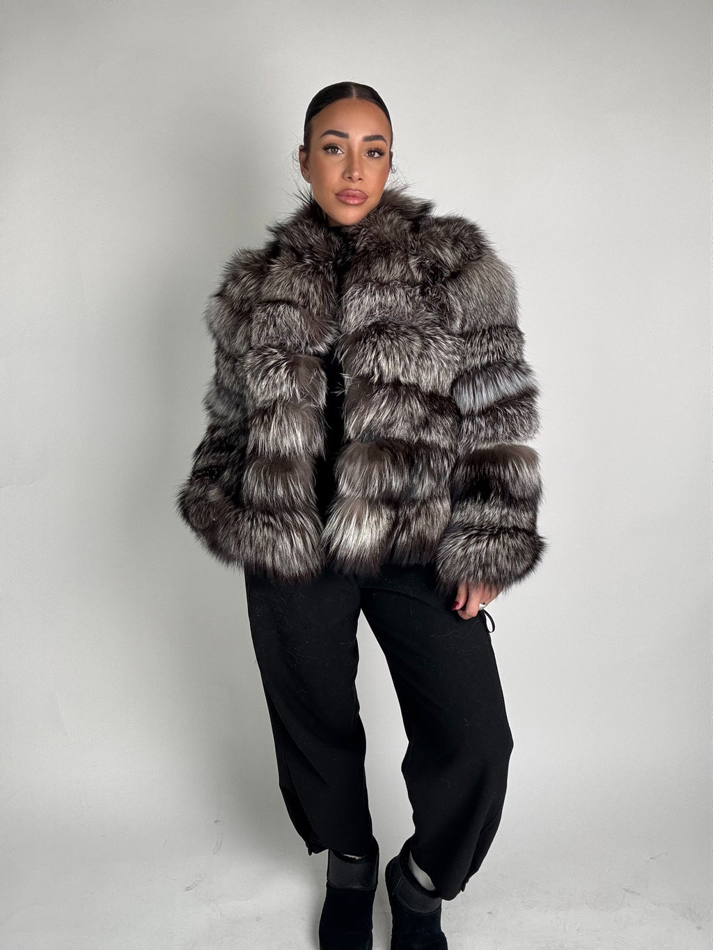 Mink Bomber Jacket