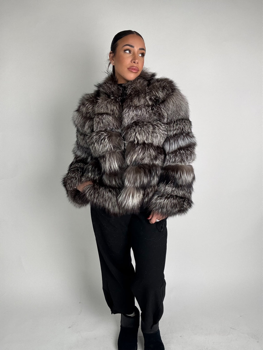 Mink Bomber Jacket