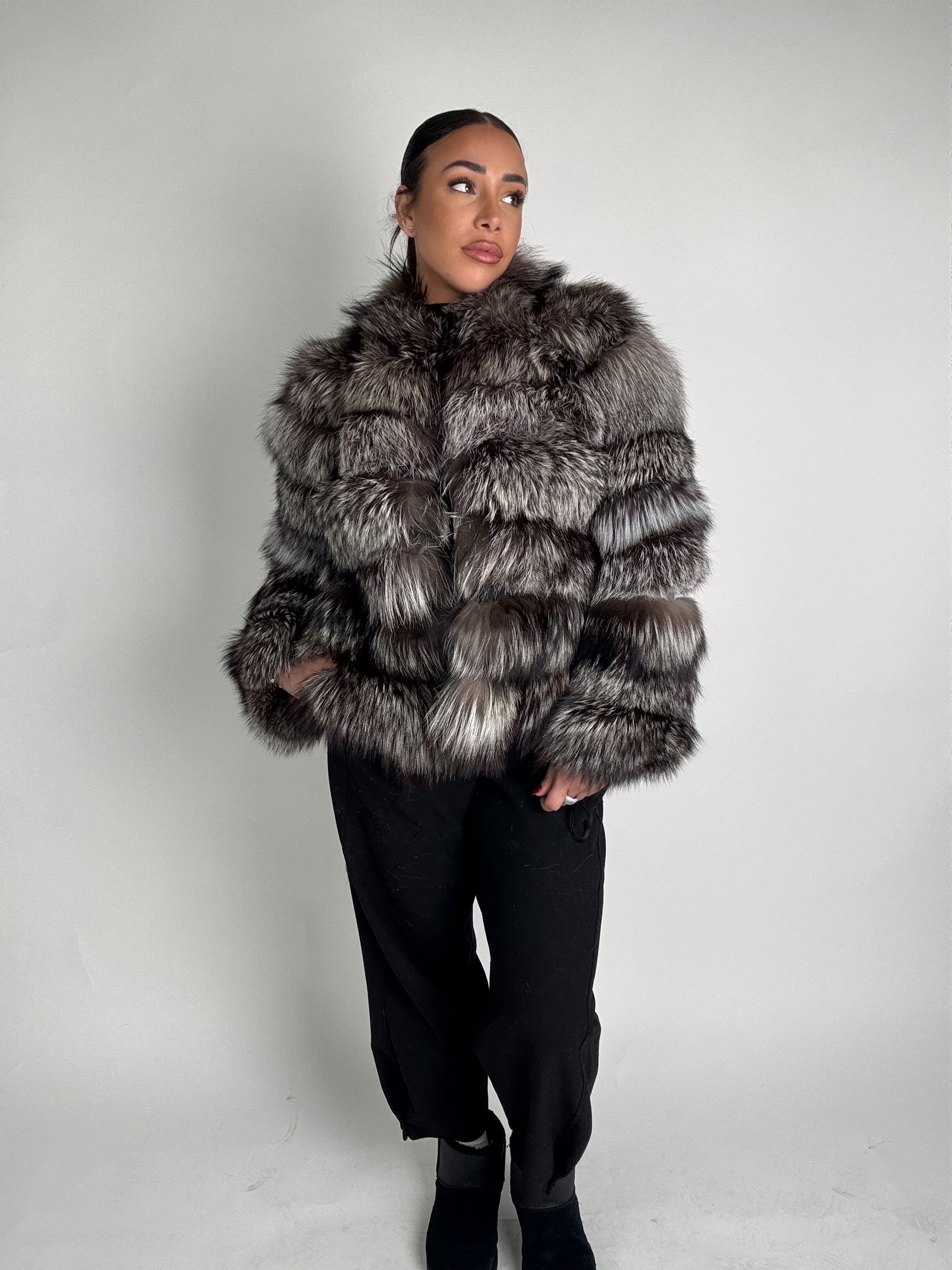Mink Bomber Jacket