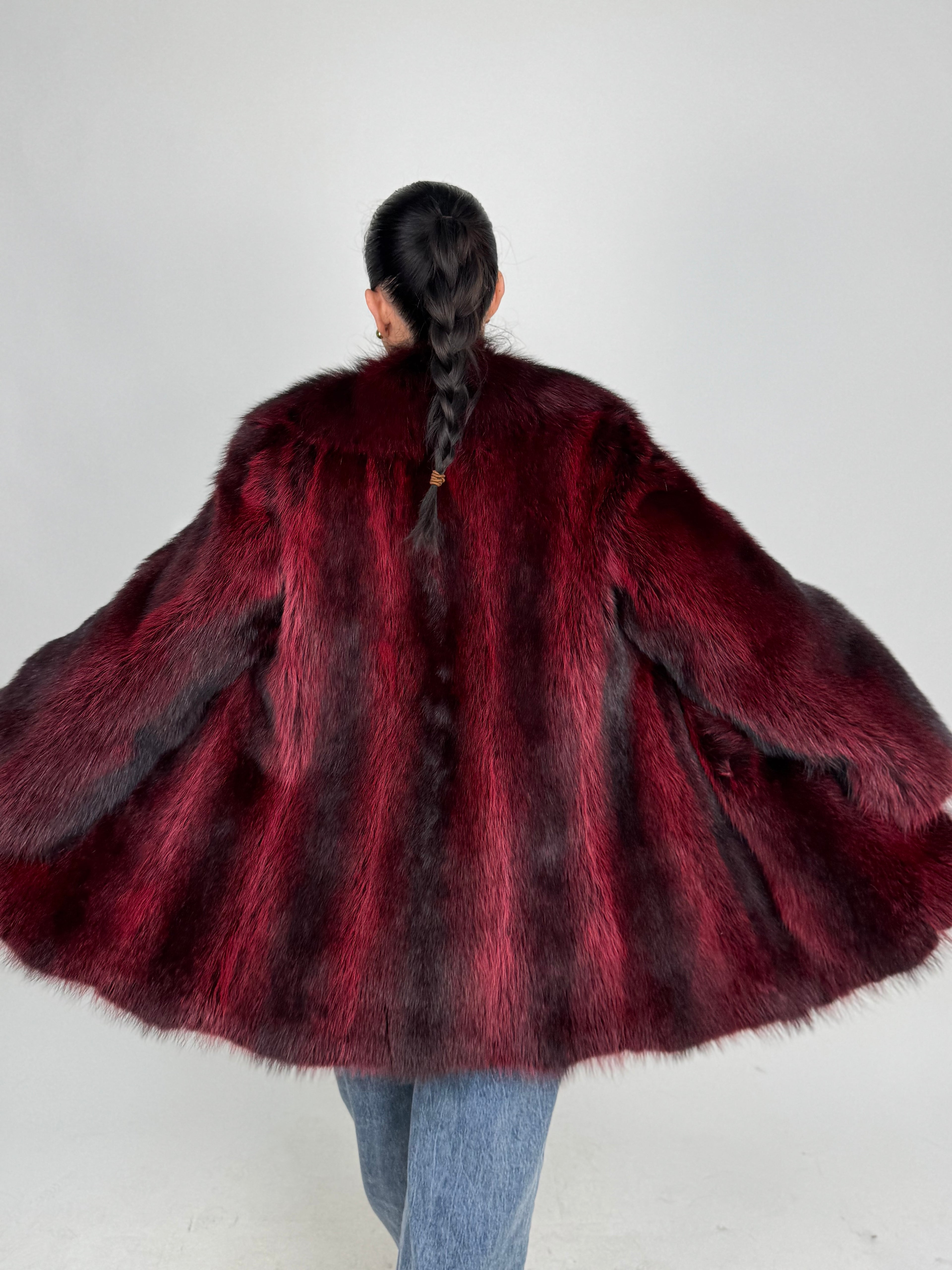 Mink Bomber Jacket