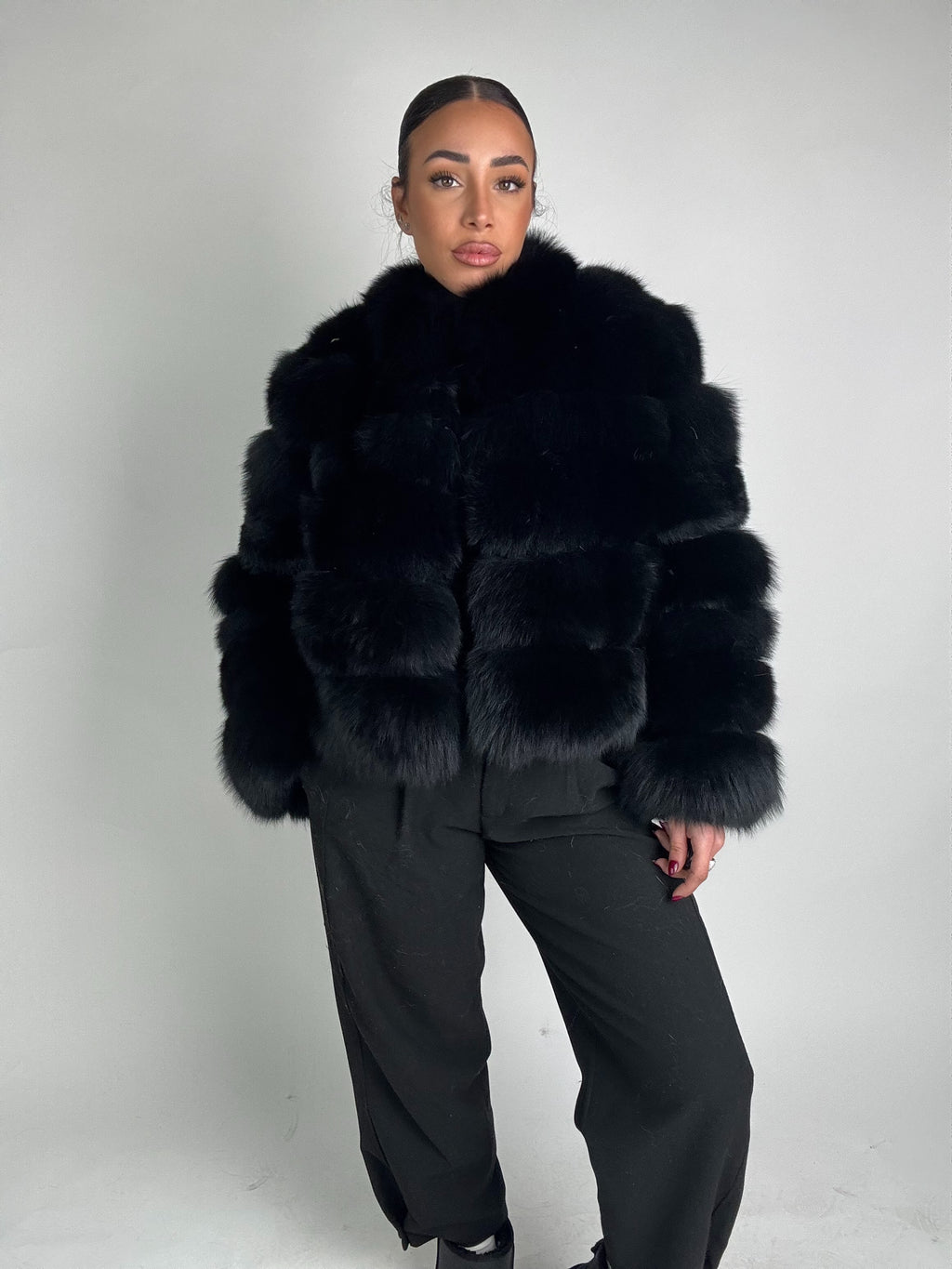 Mink Bomber Jacket