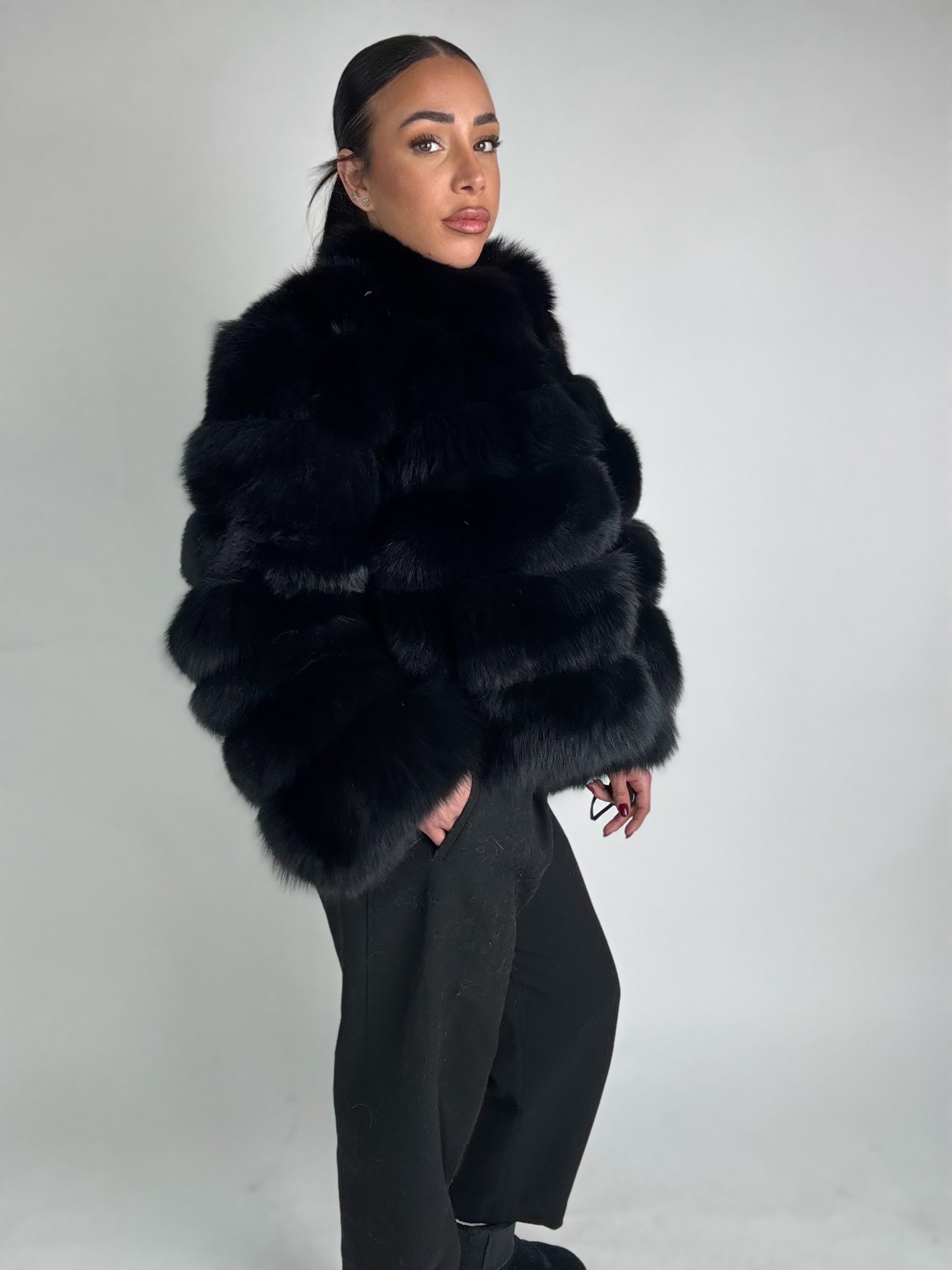 Mink Bomber Jacket