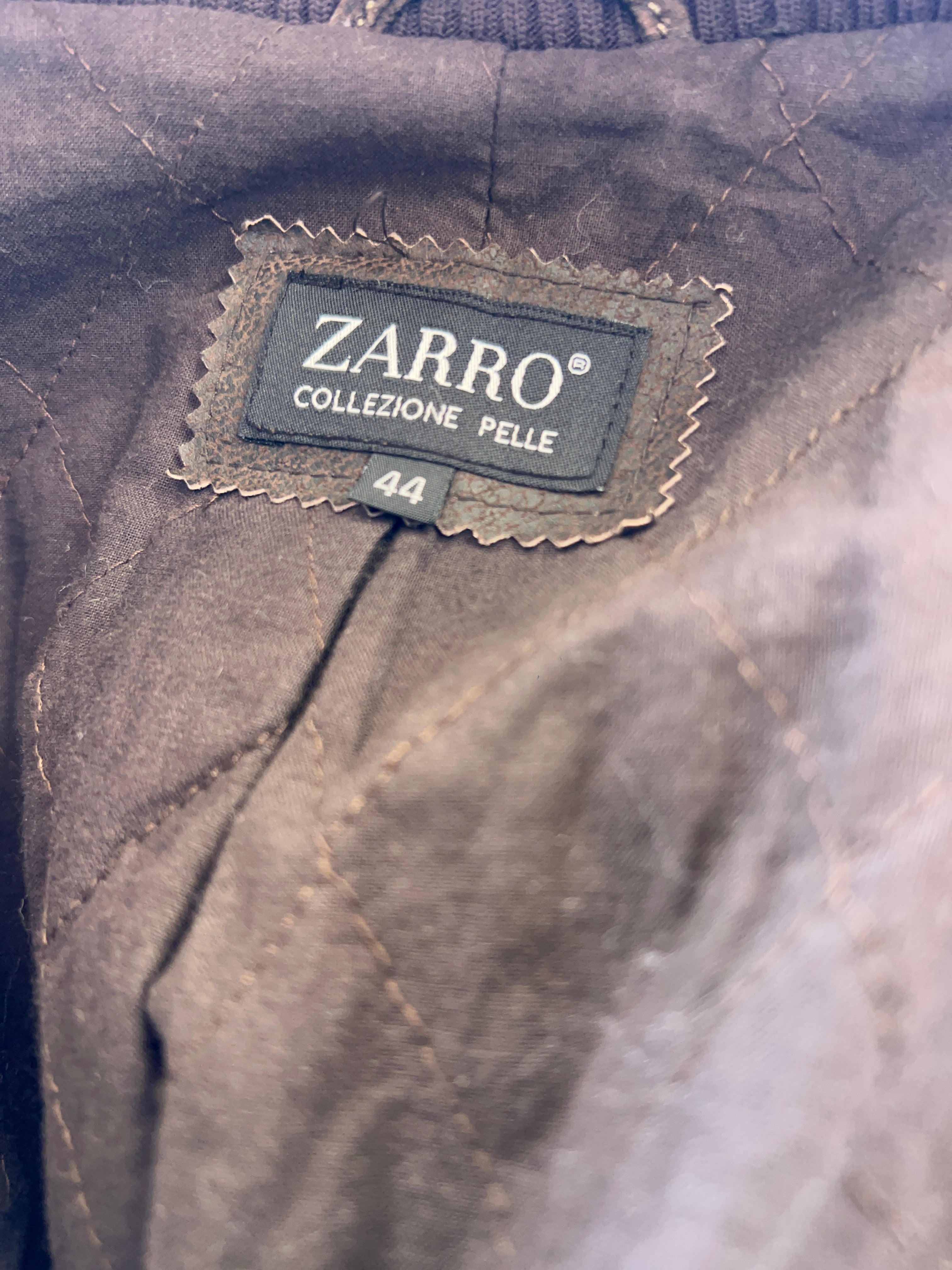 Zarro Leather Blazer
