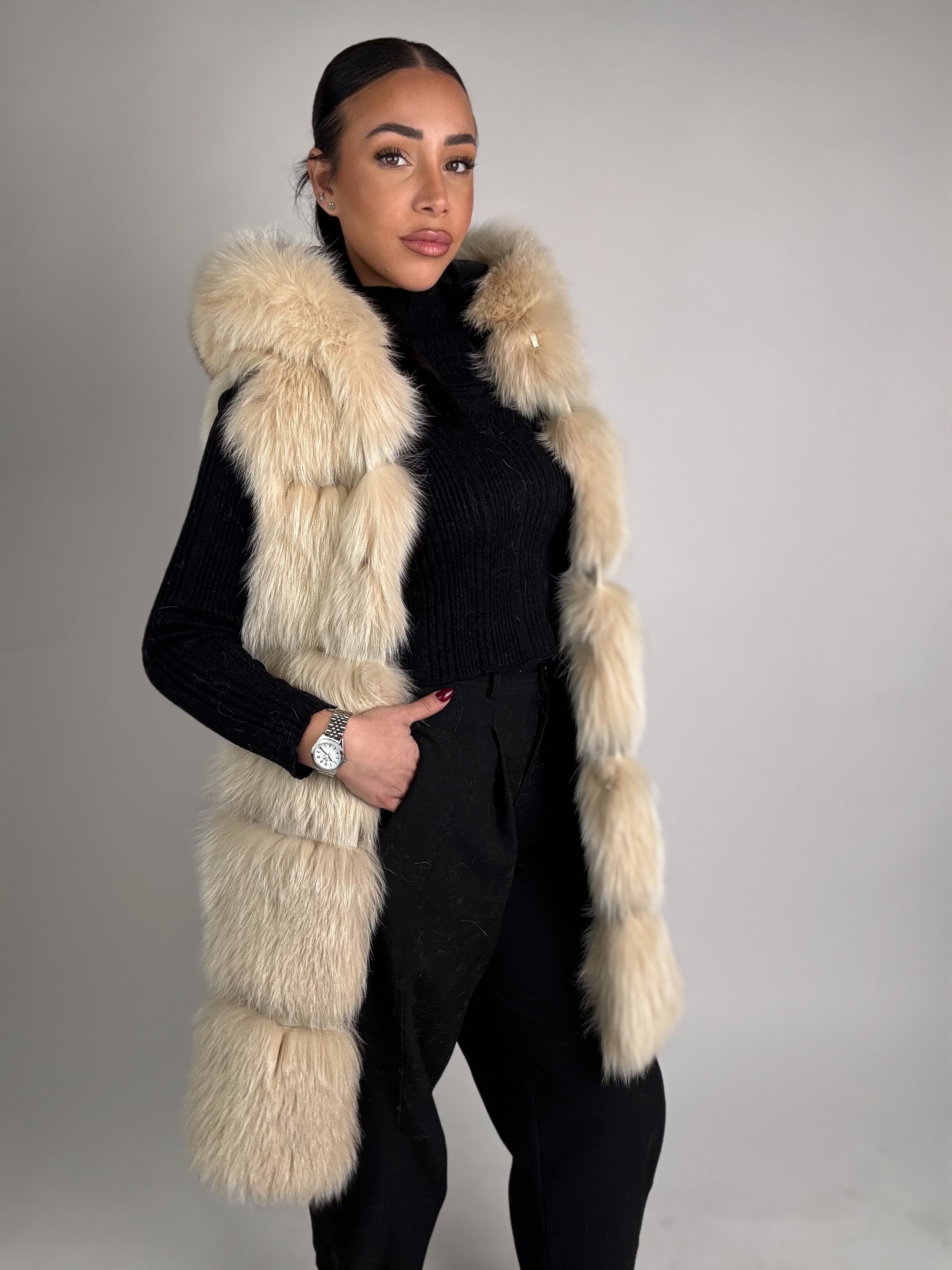 Mink Bomber Jacket