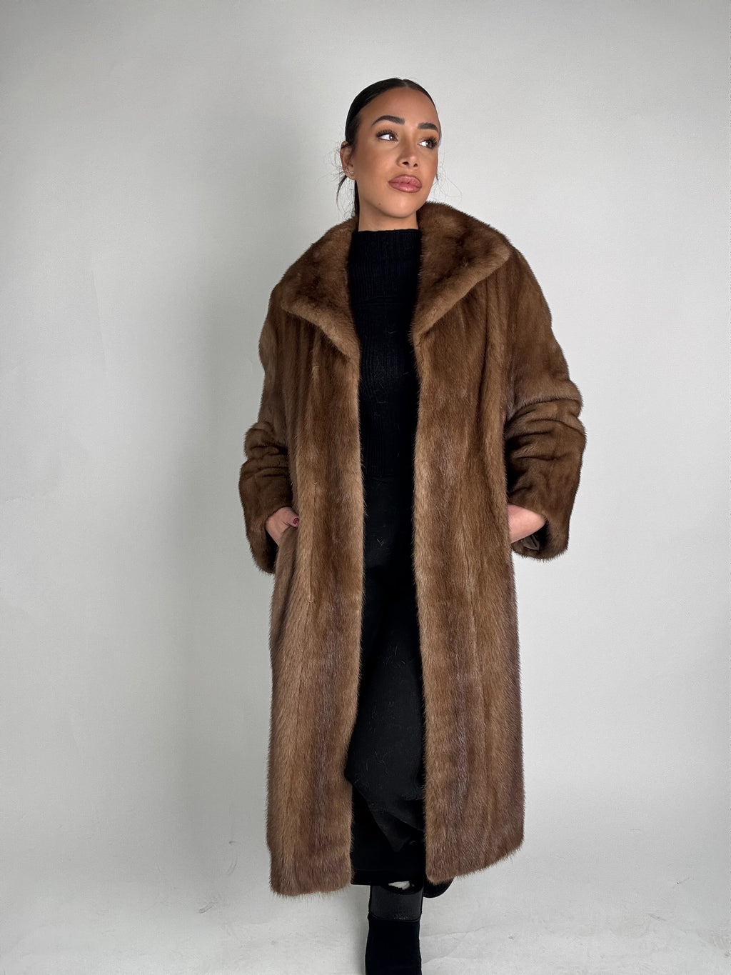 Cappotto in visone N447