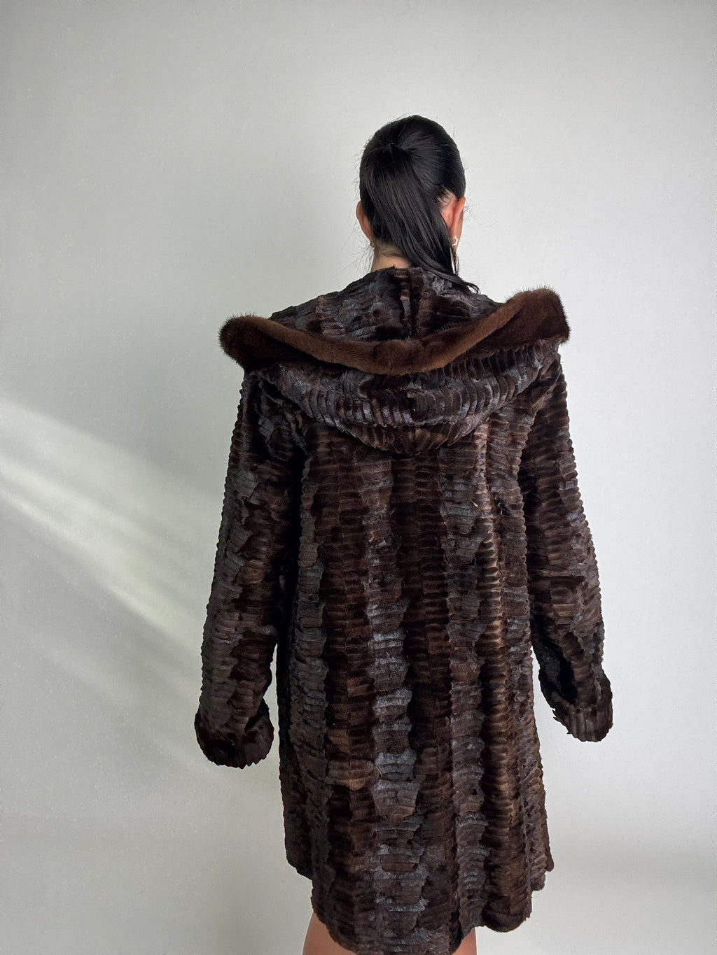 Cappotto in visone N296