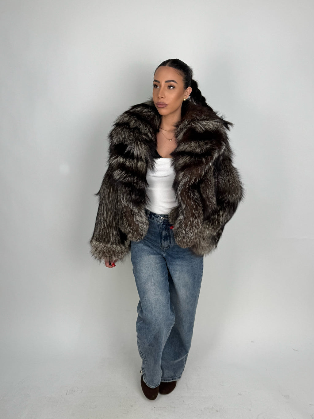 Mink Bomber Jacket