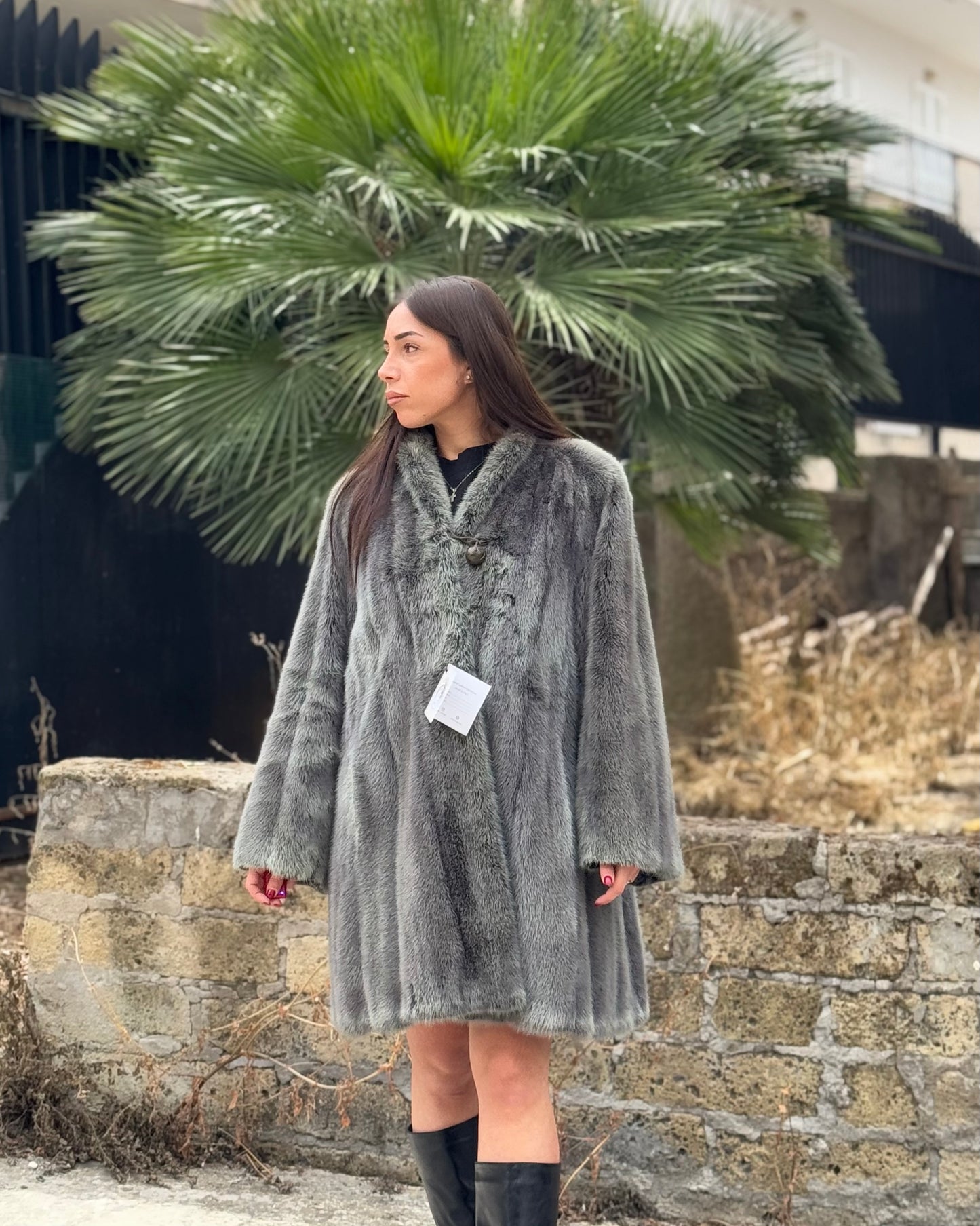 Cappotto in visone Fendi