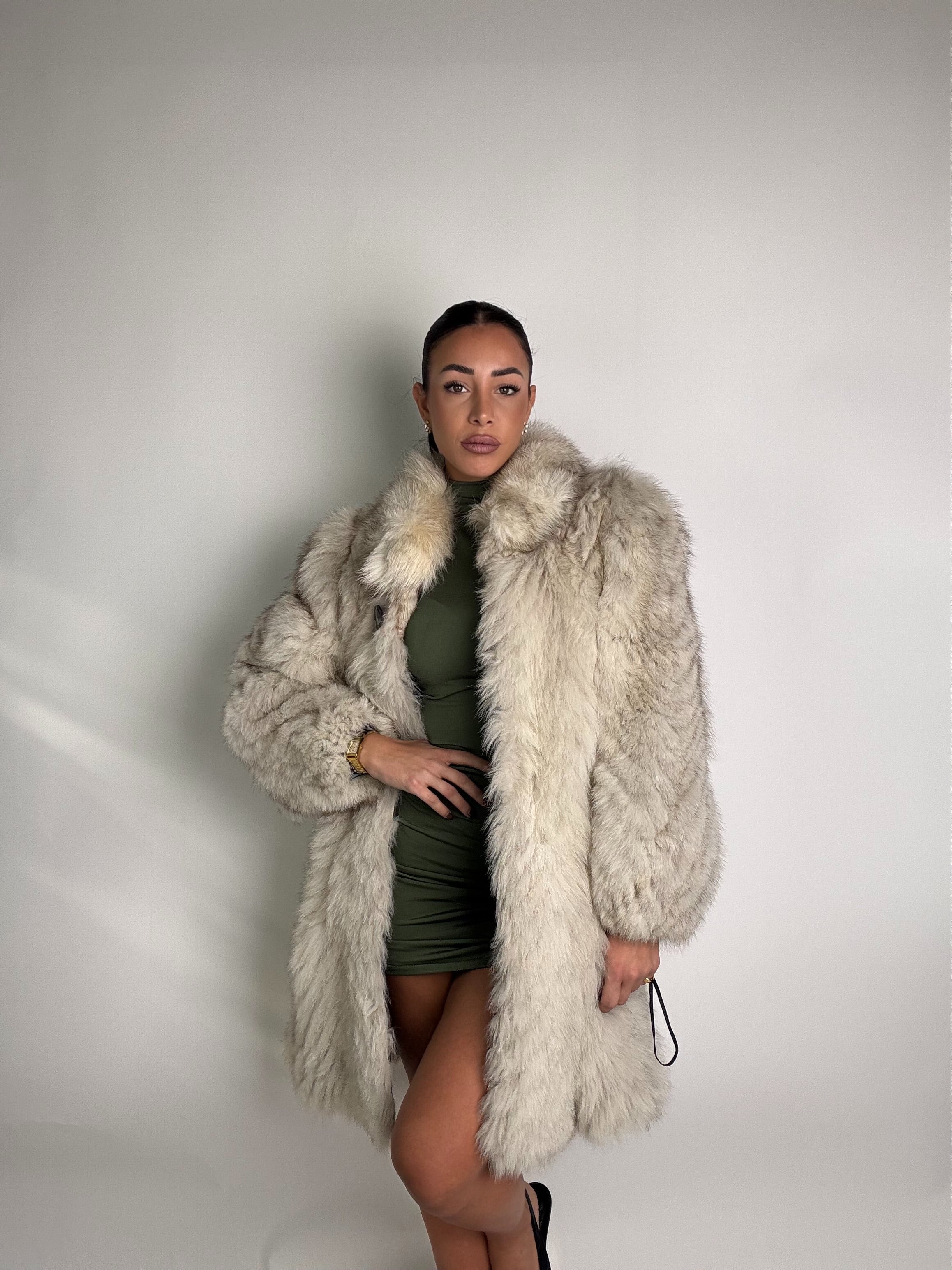 Giacca in volpe della groenlandia N999