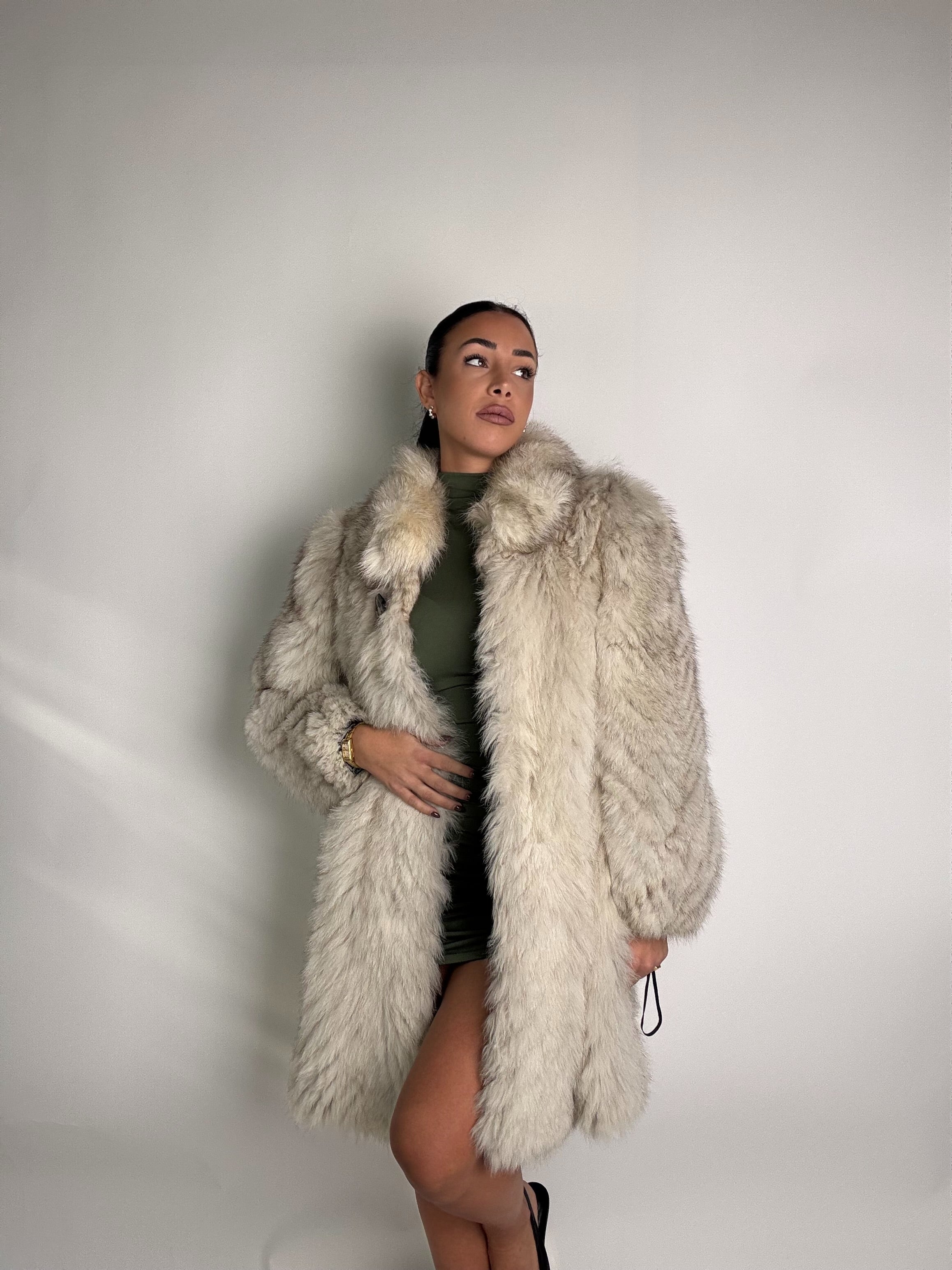 Giacca in volpe della groenlandia N999