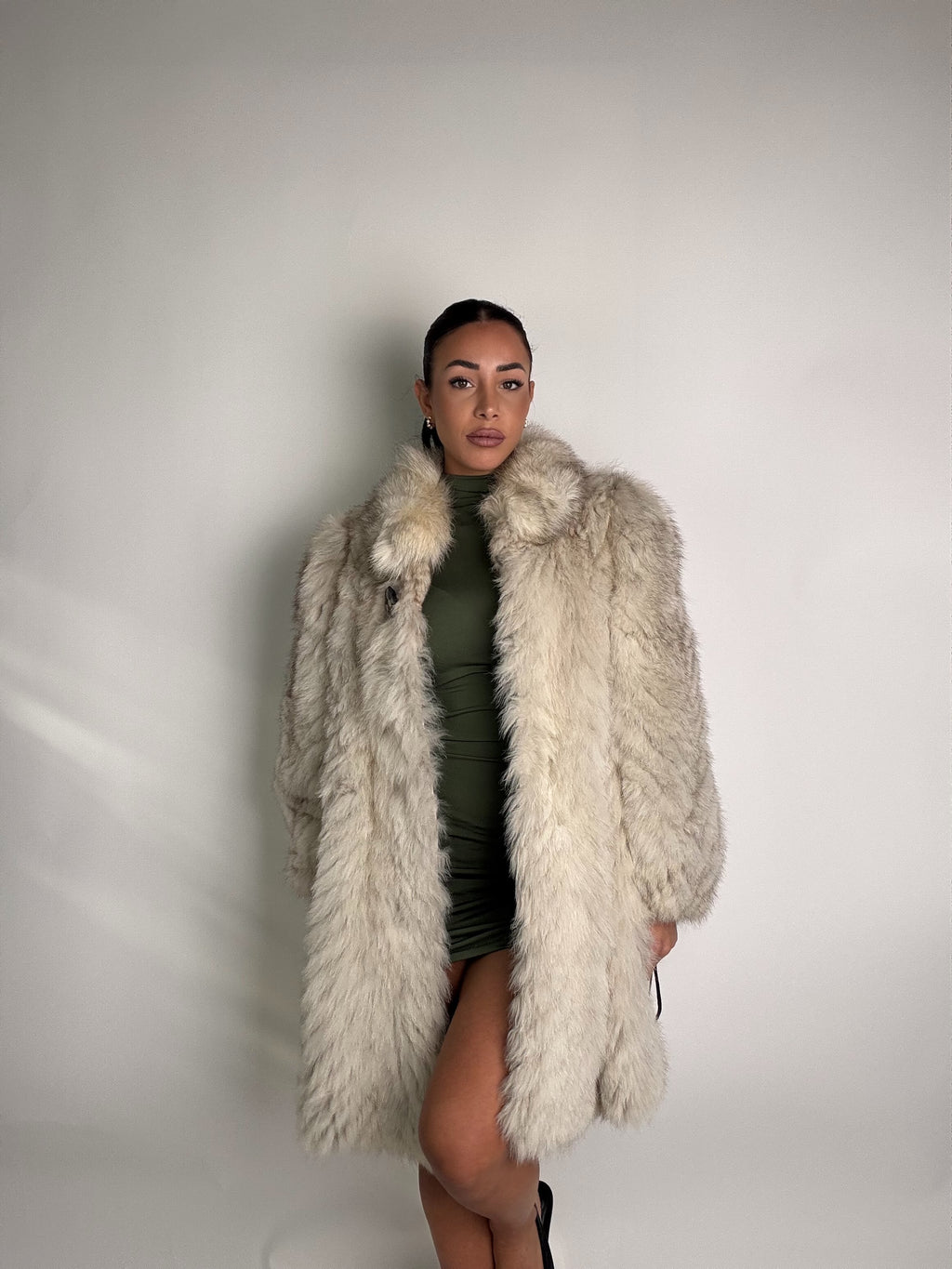 Giacca in volpe della groenlandia N999