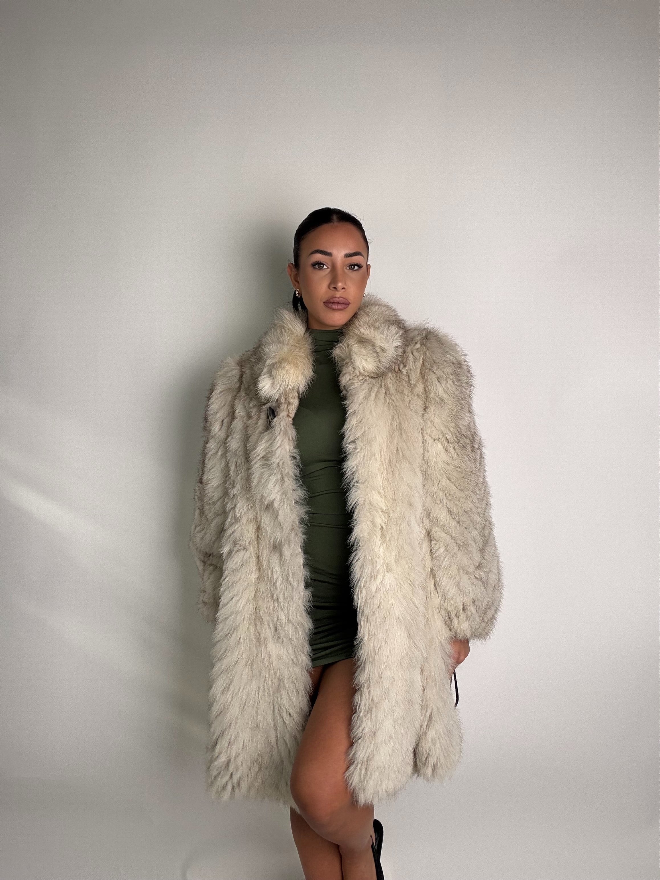 Giacca in volpe della groenlandia N999