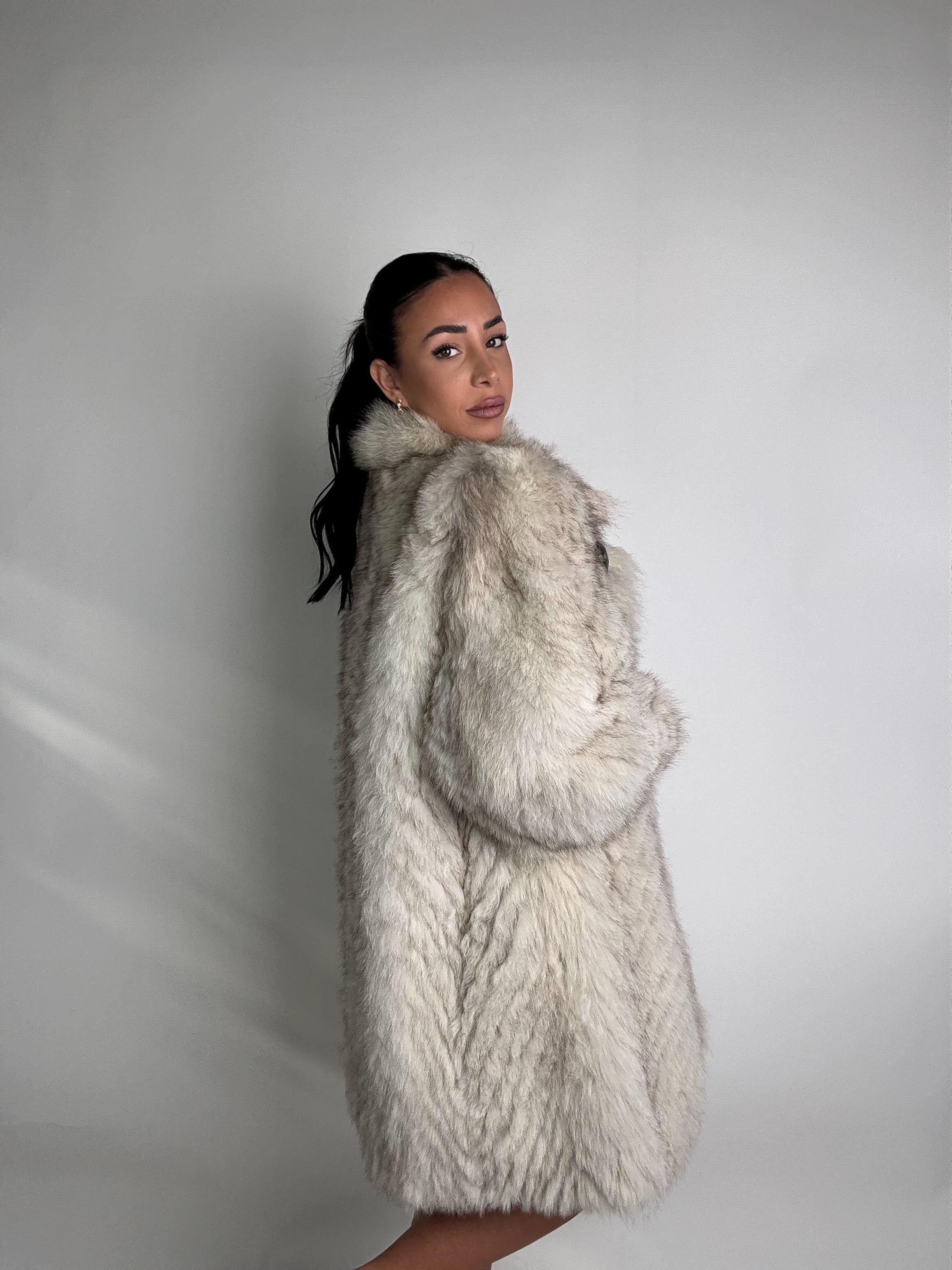 Giacca in volpe della groenlandia N999