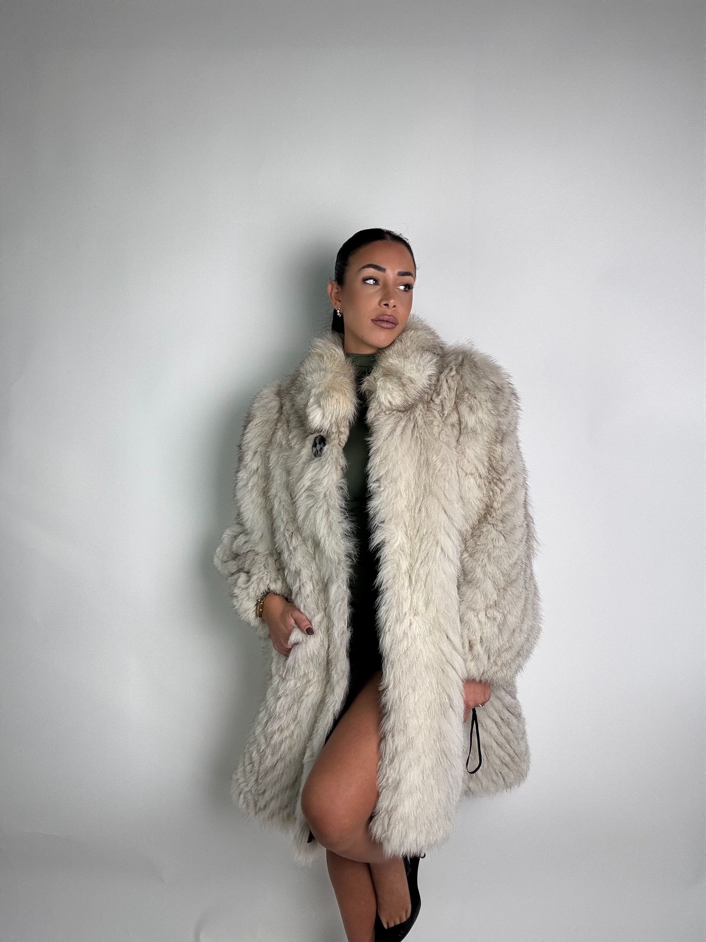 Giacca in volpe della groenlandia N999