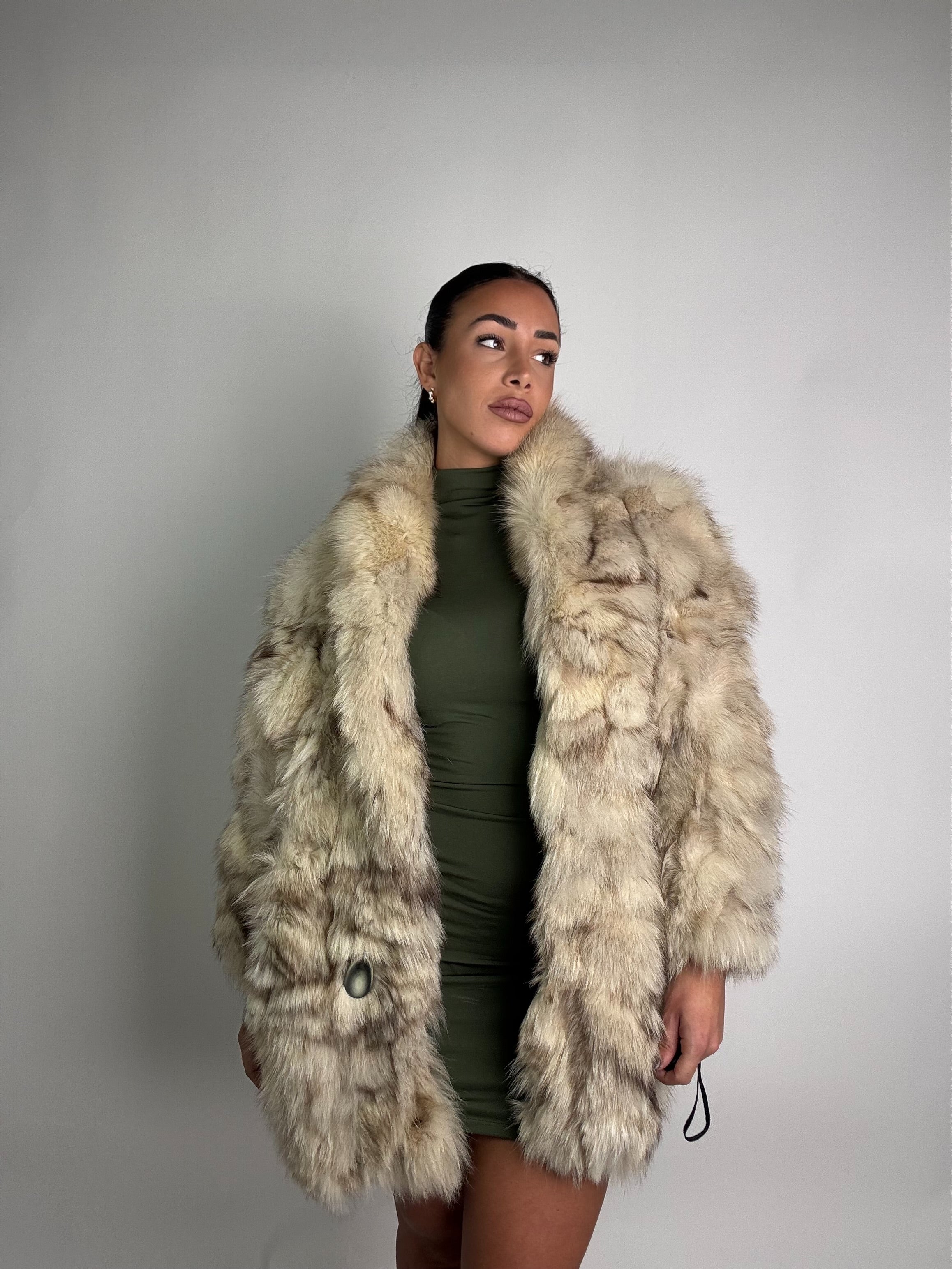 Giacca in volpe della groenlandia N01