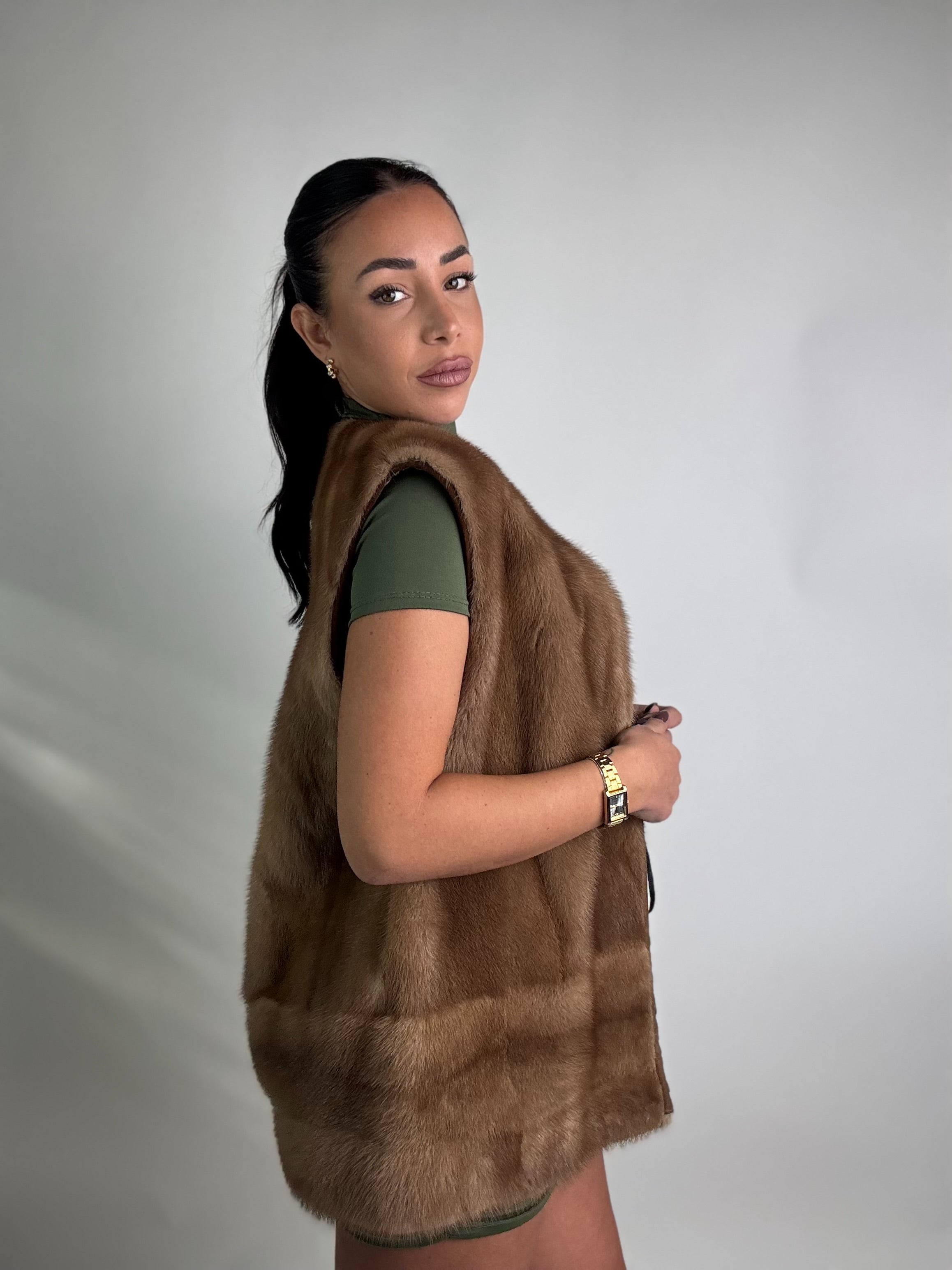 Smanicato in visone N236