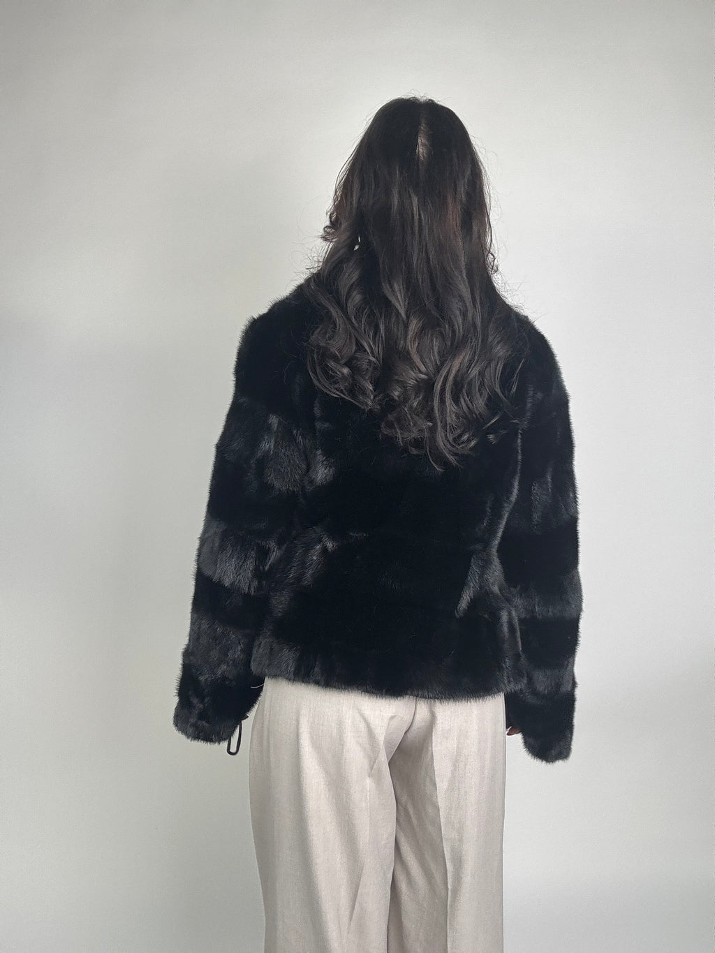Mink Bomber Jacket