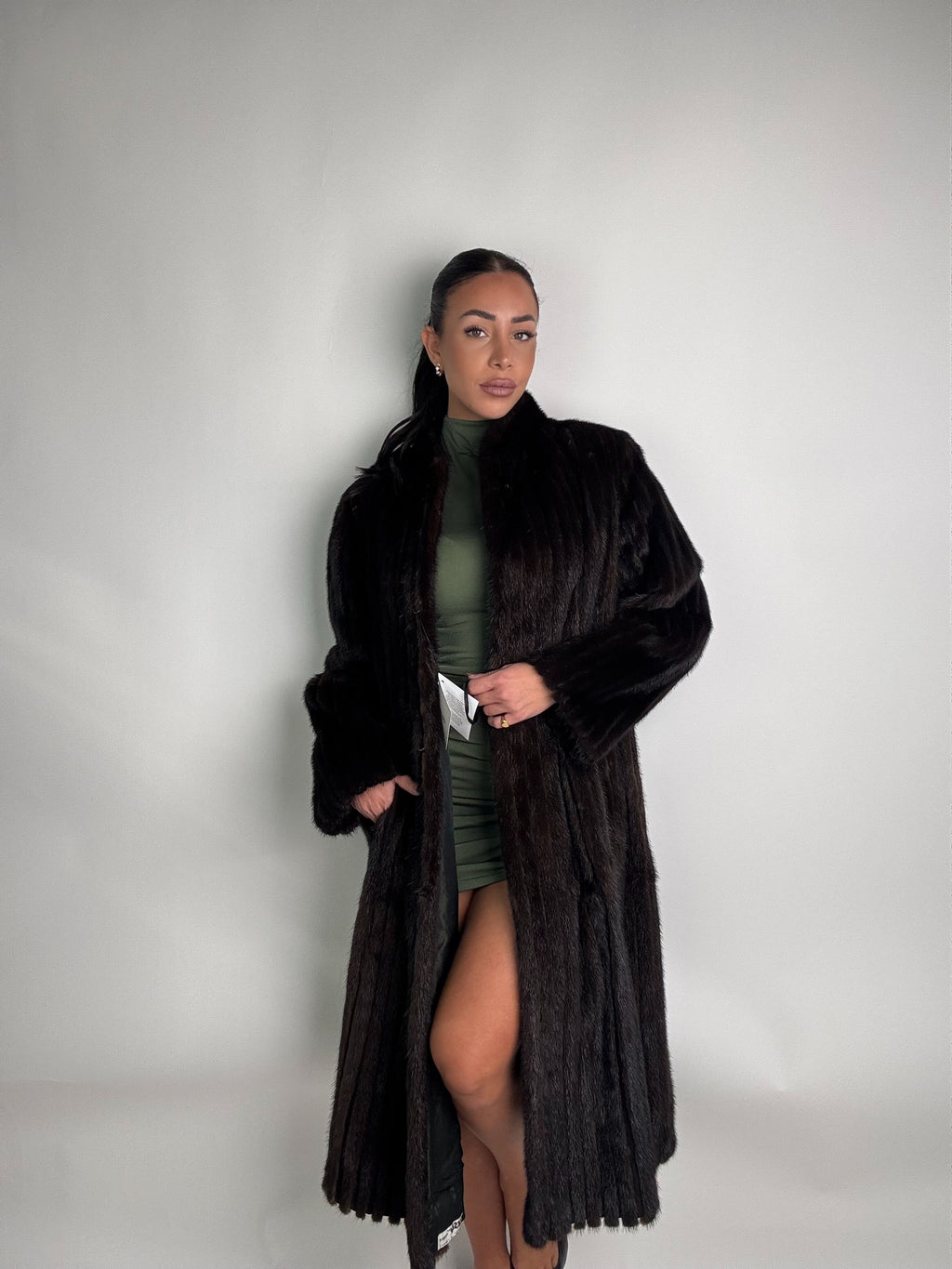 Cappotto in visone N217