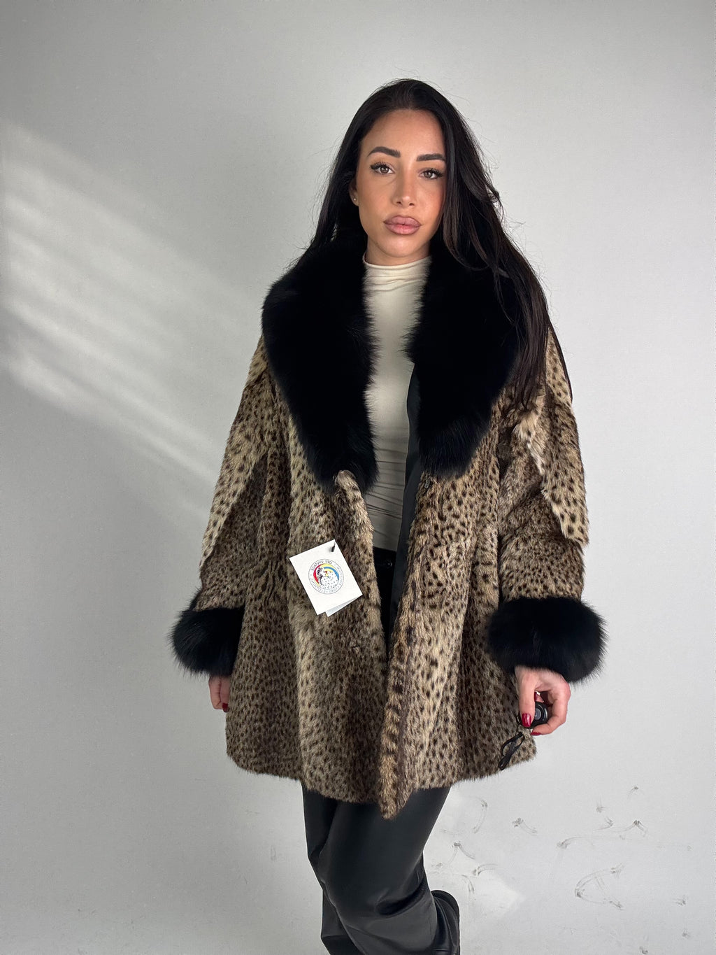Ocelot and marmot coat