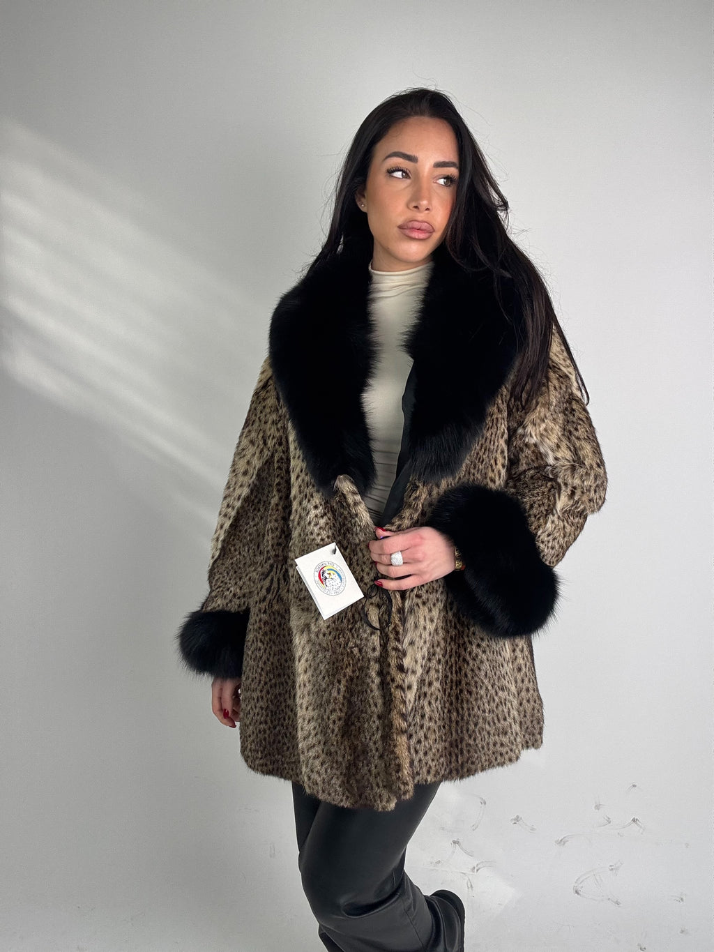 Ocelot and marmot coat