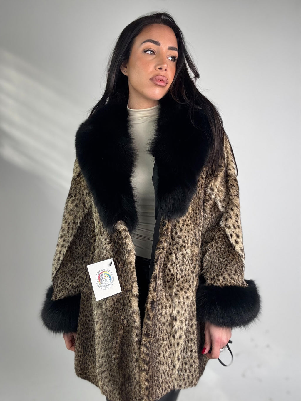 Ocelot and marmot coat