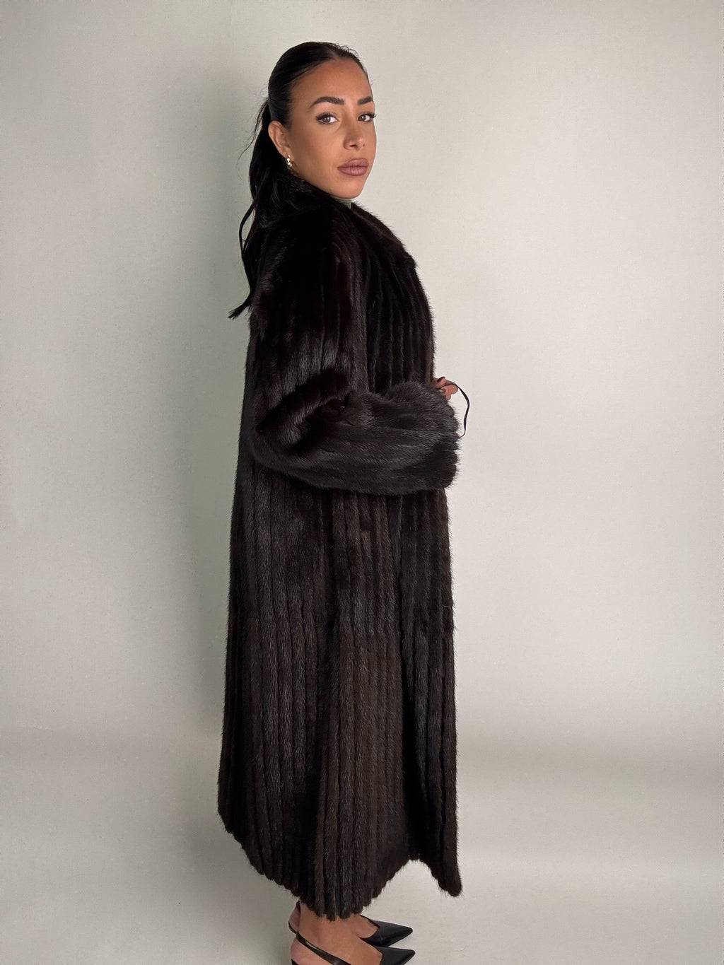 Cappotto in visone N217