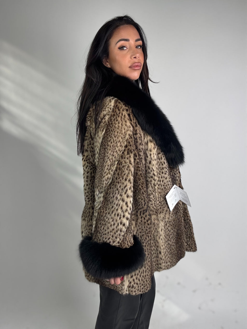 Ocelot and marmot coat