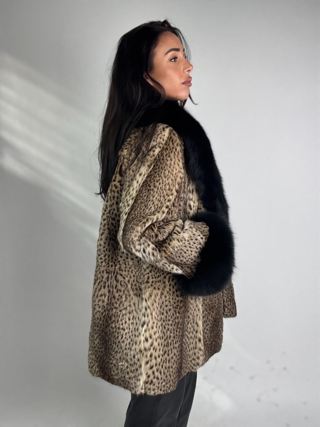Ocelot and marmot coat