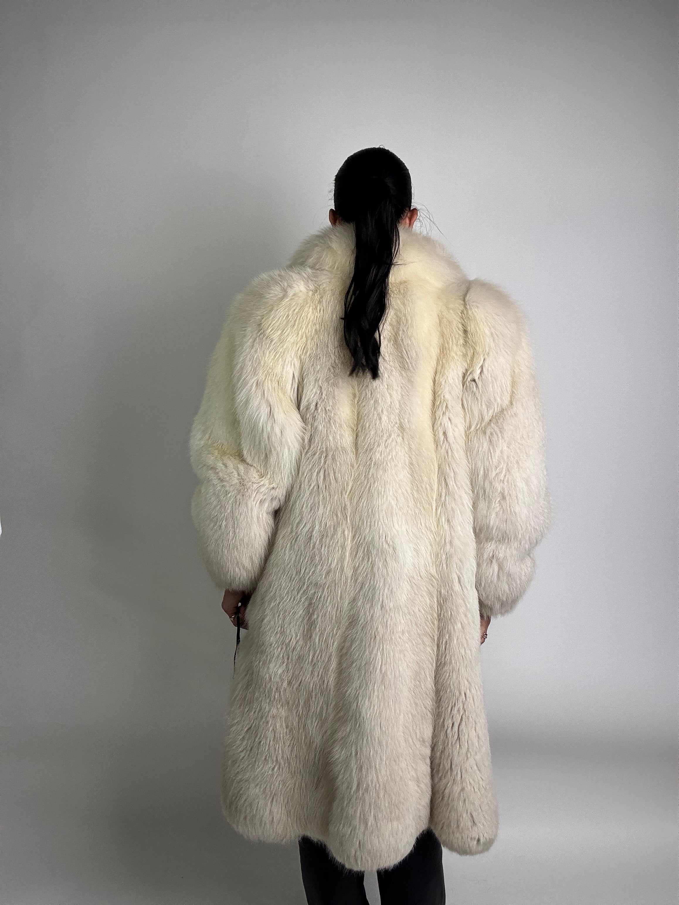 Cappotto in volpe polare N04