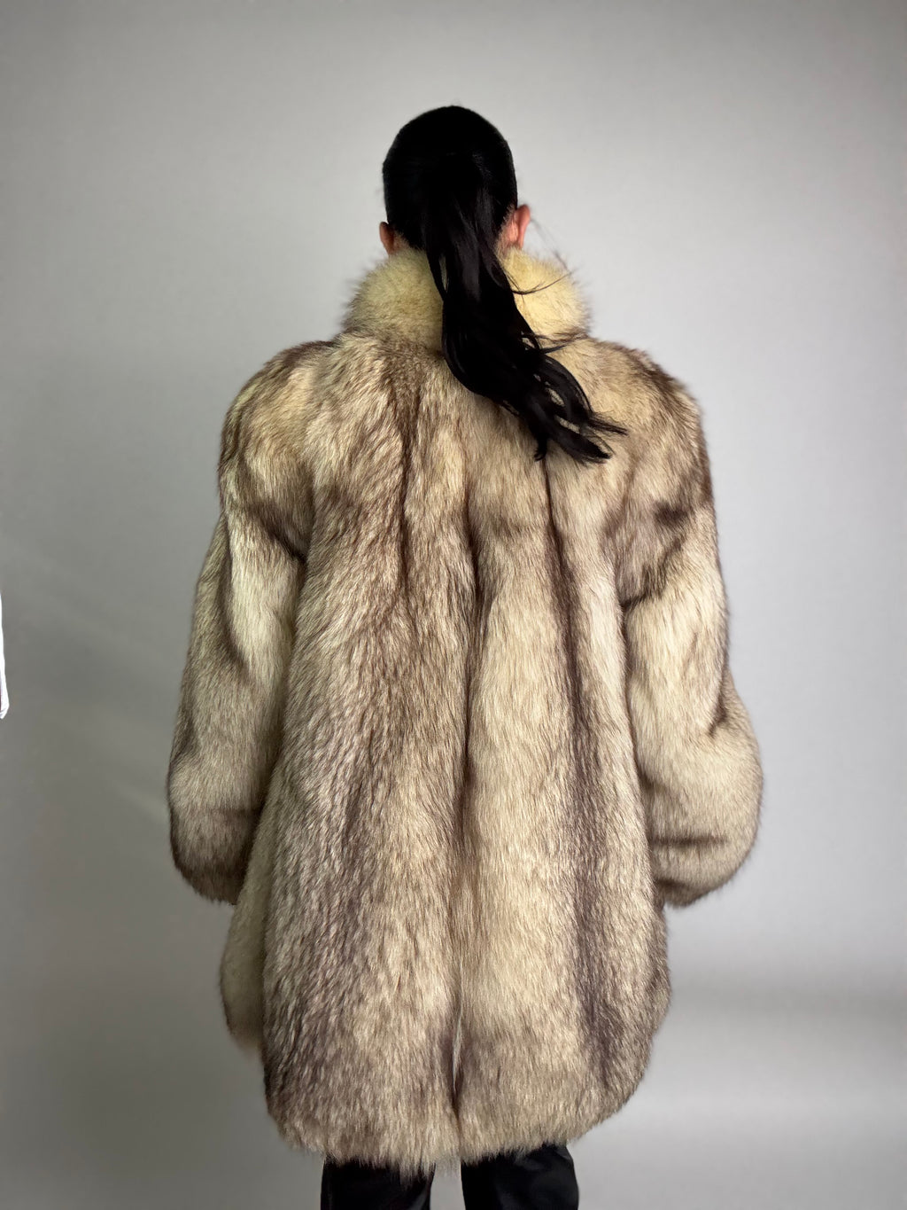 Giacca in volpe della groenlandia N08