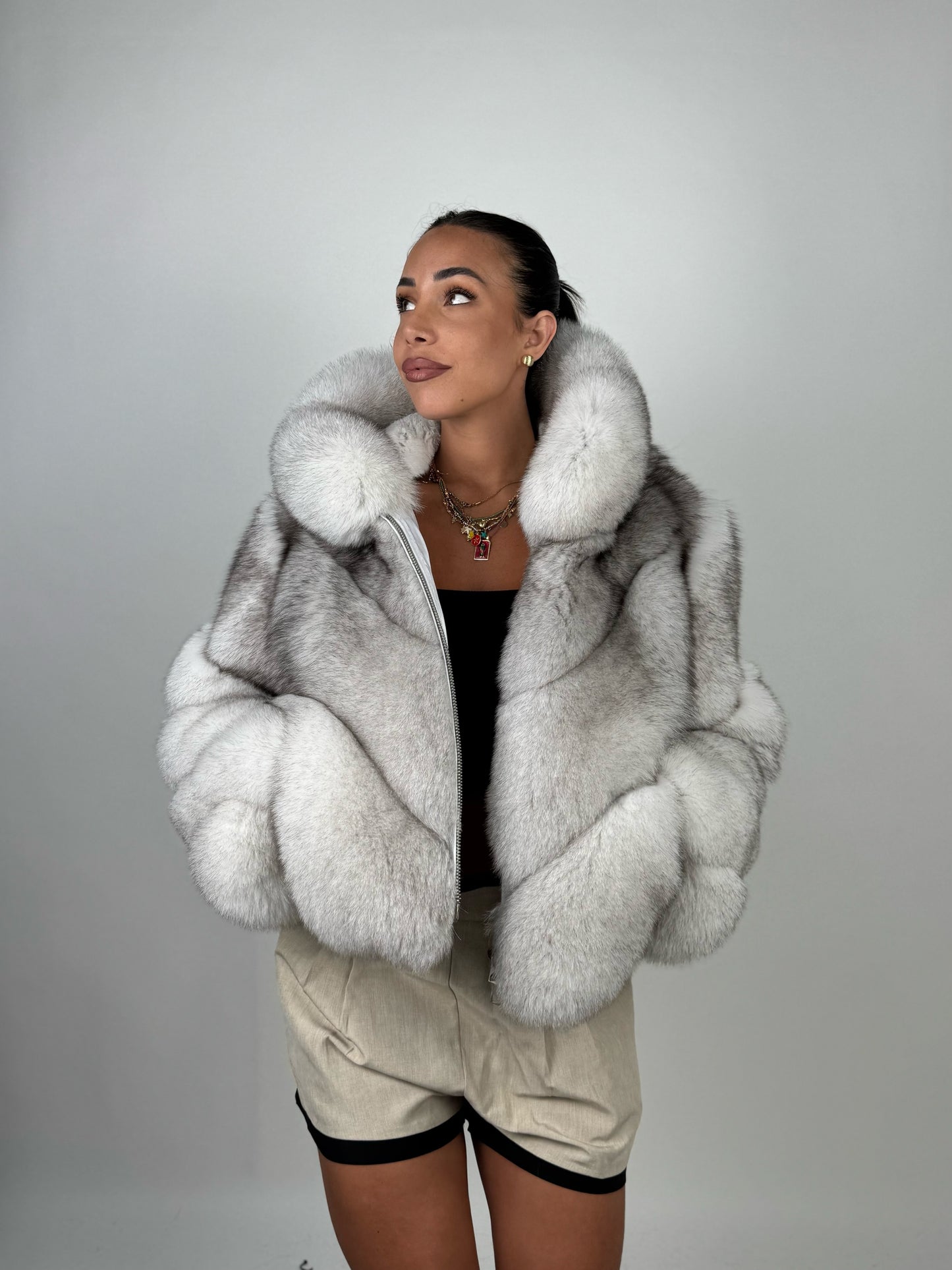 Mink Bomber Jacket