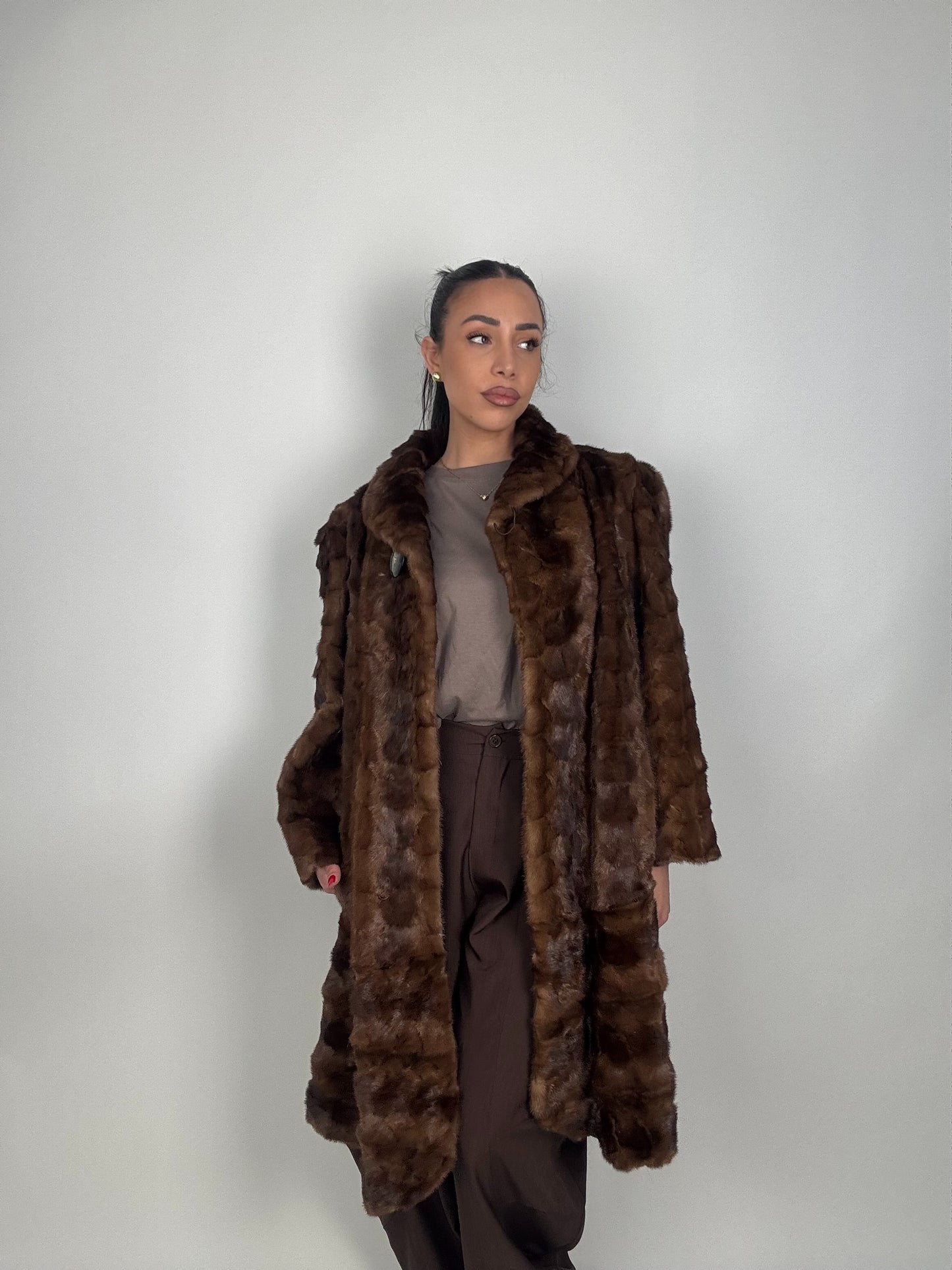 Cappotto in visone N613