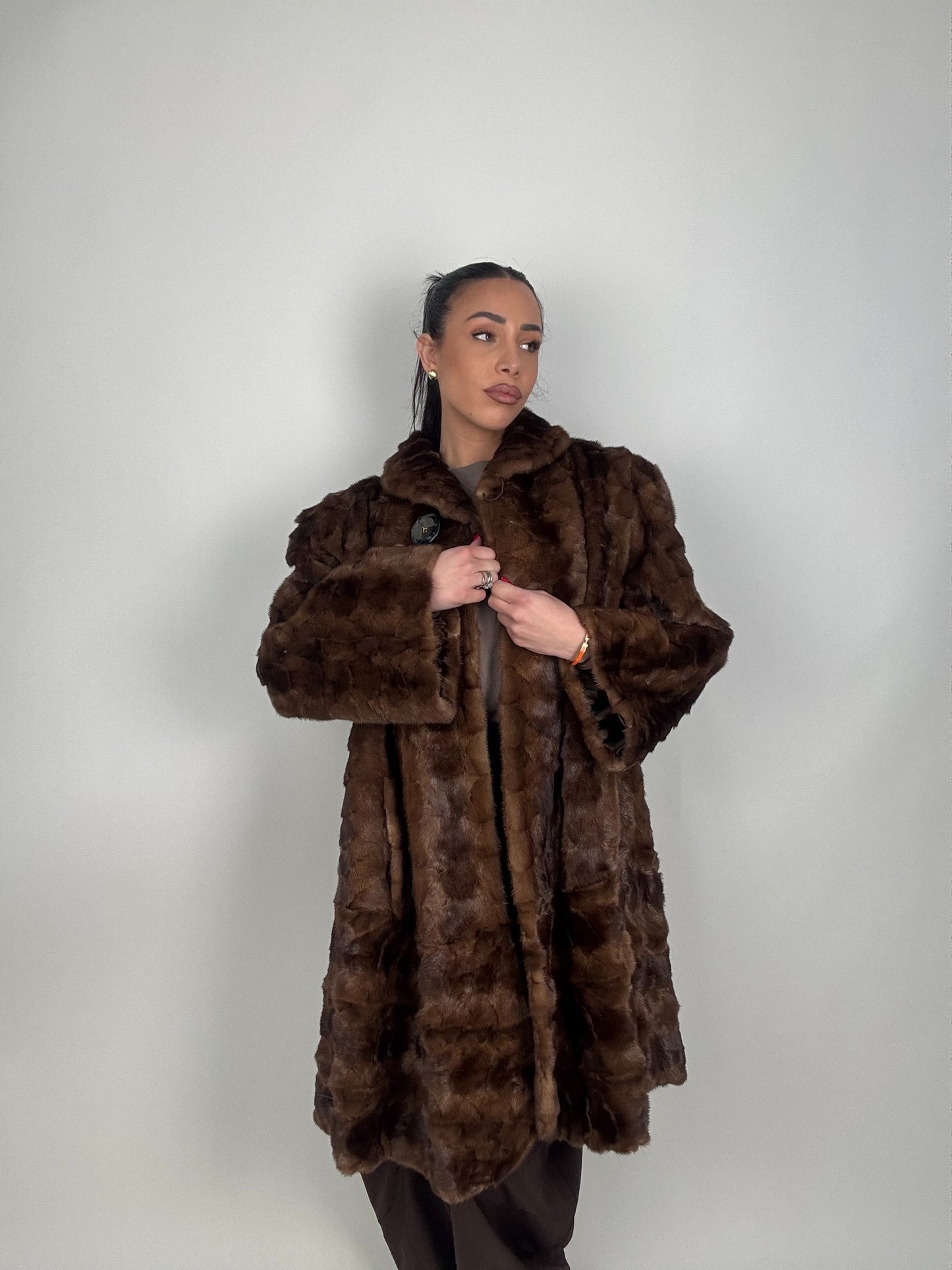 Cappotto in visone N613