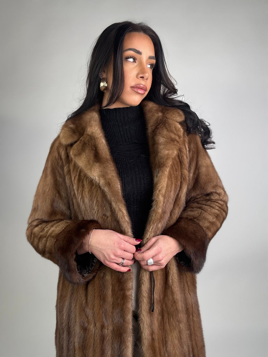 Cappotto in visone N449