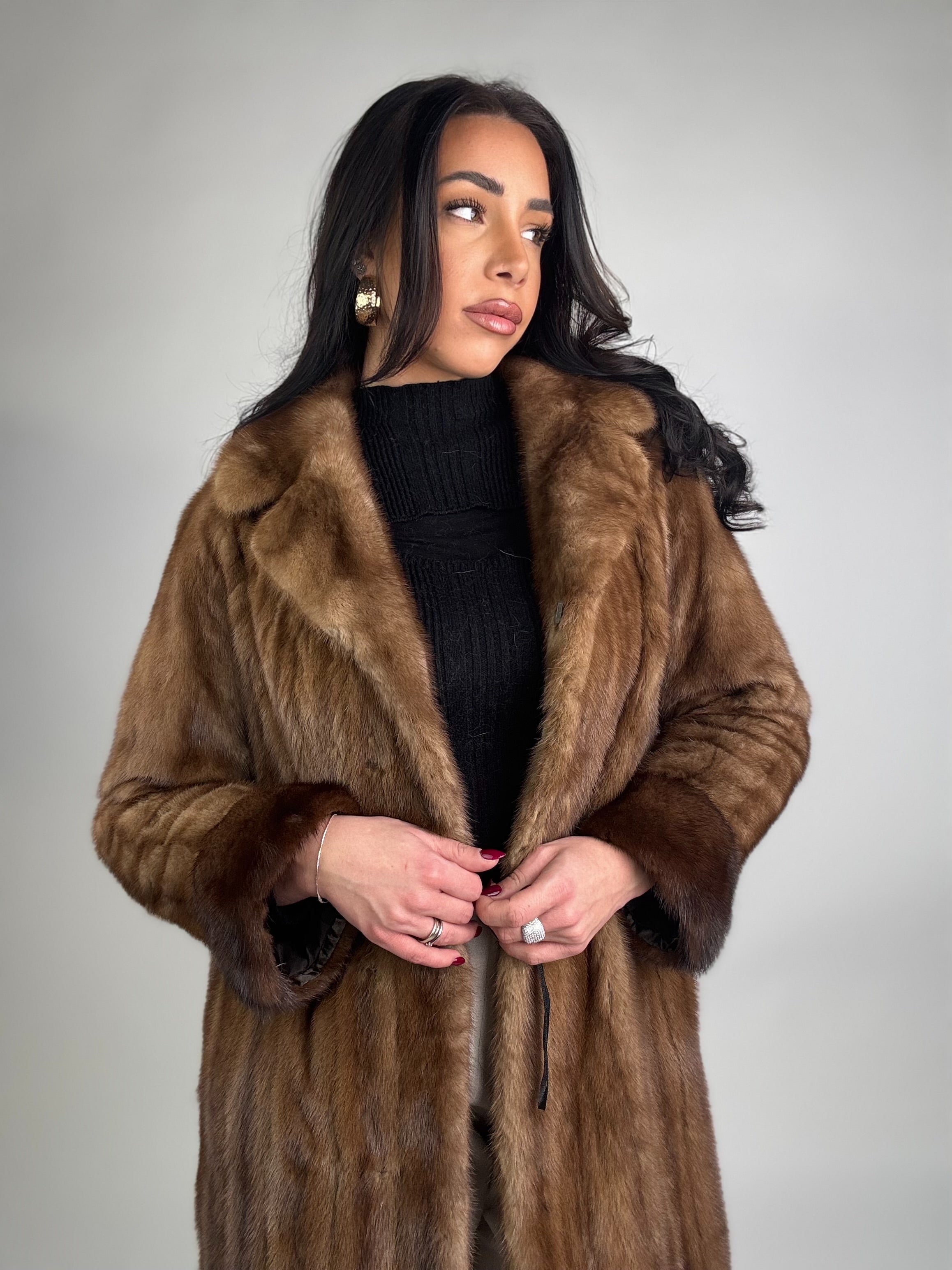 Cappotto in visone N449