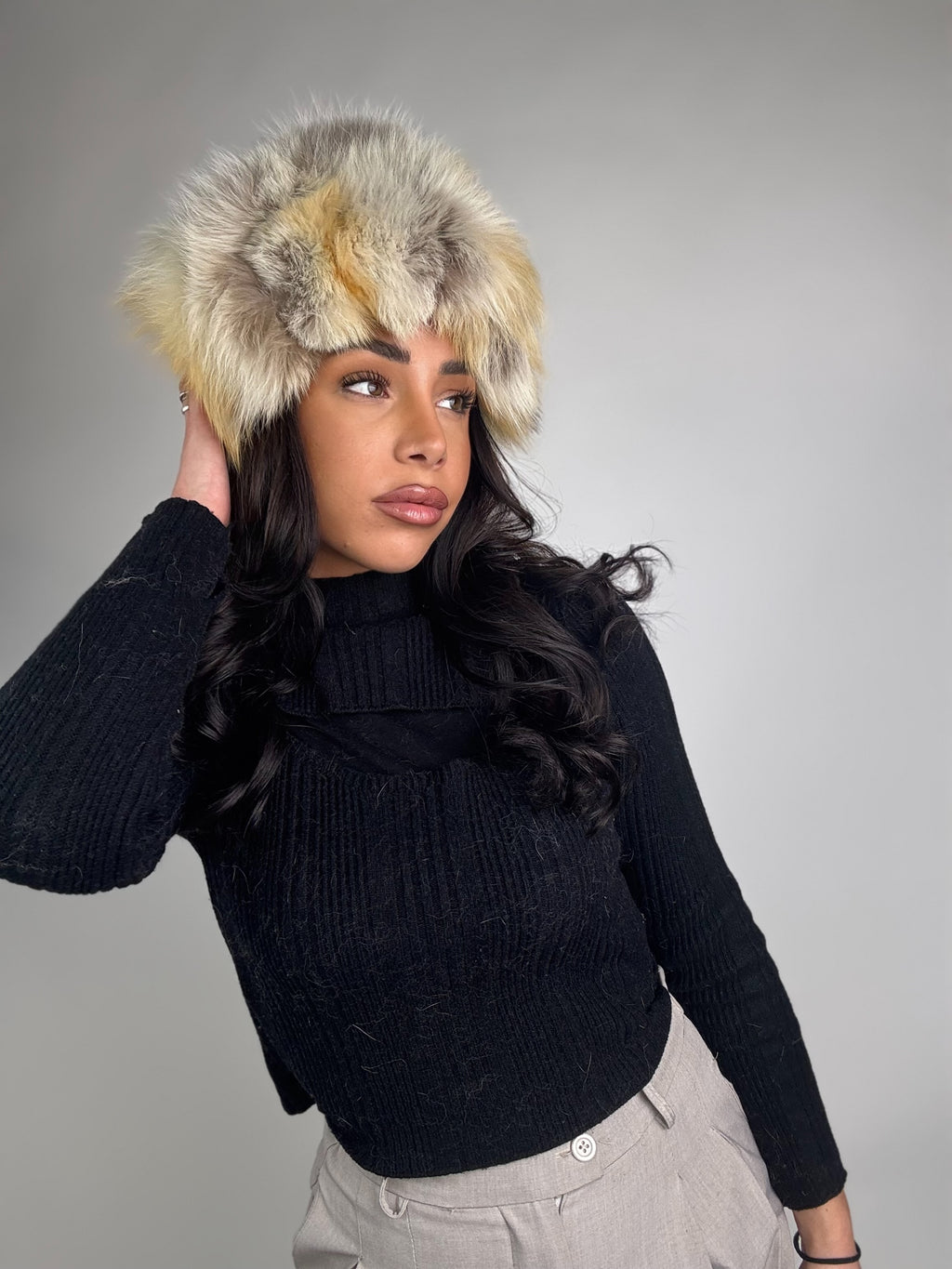 Cappello in volpe N36