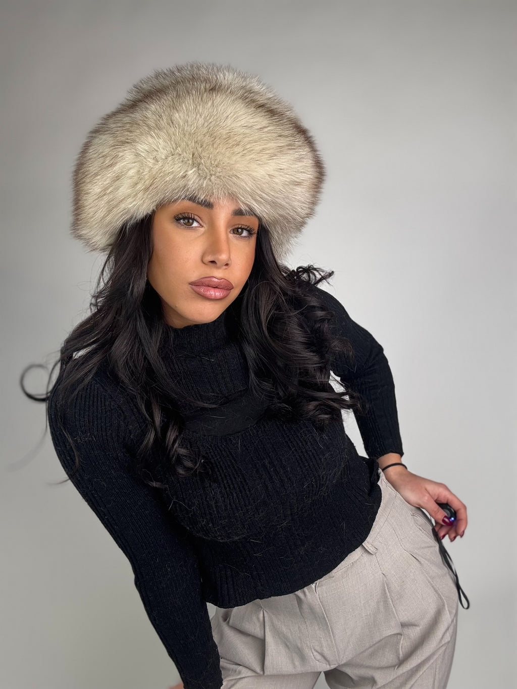 Cappello in volpe N37