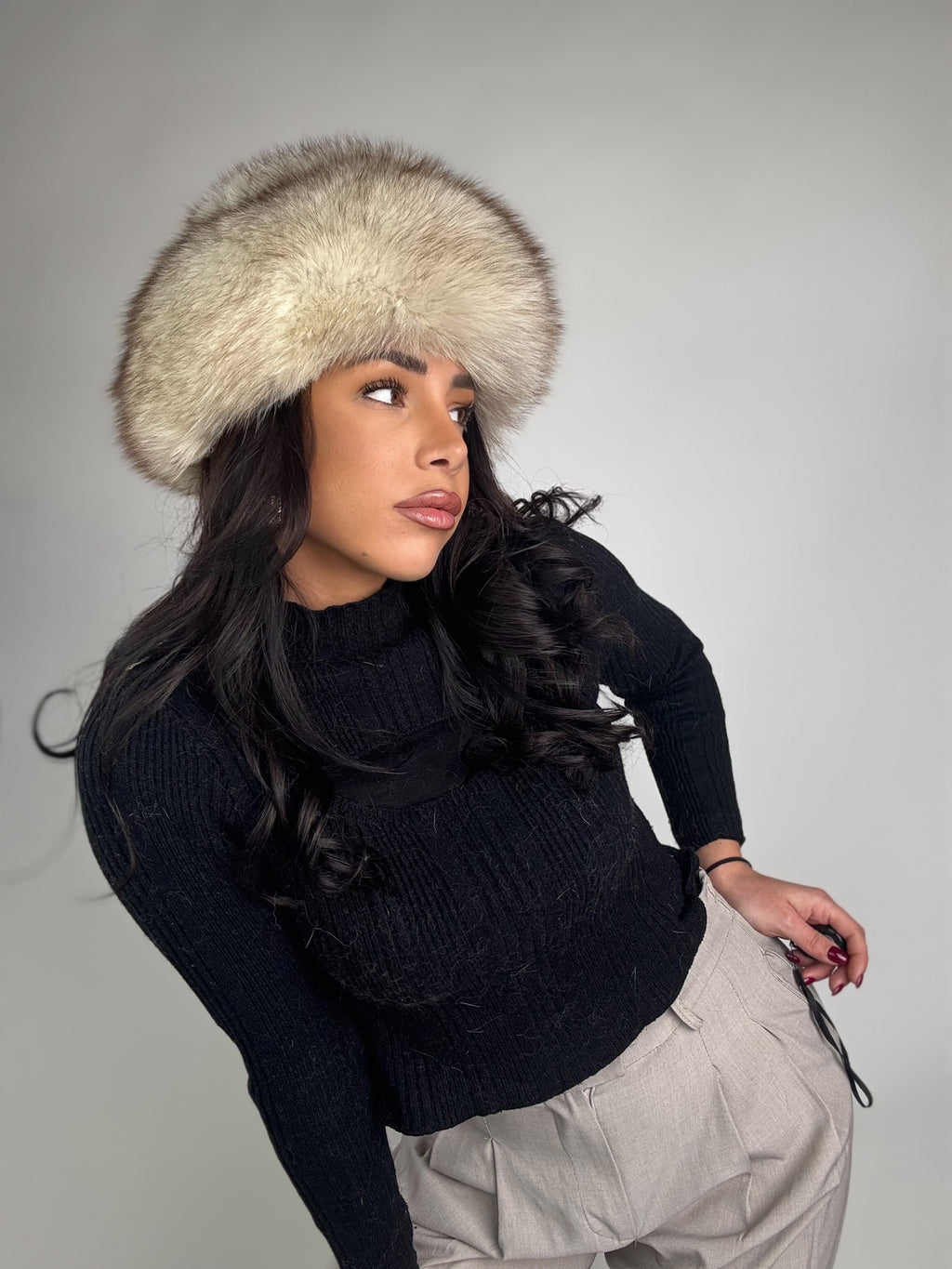 Cappello in volpe N37