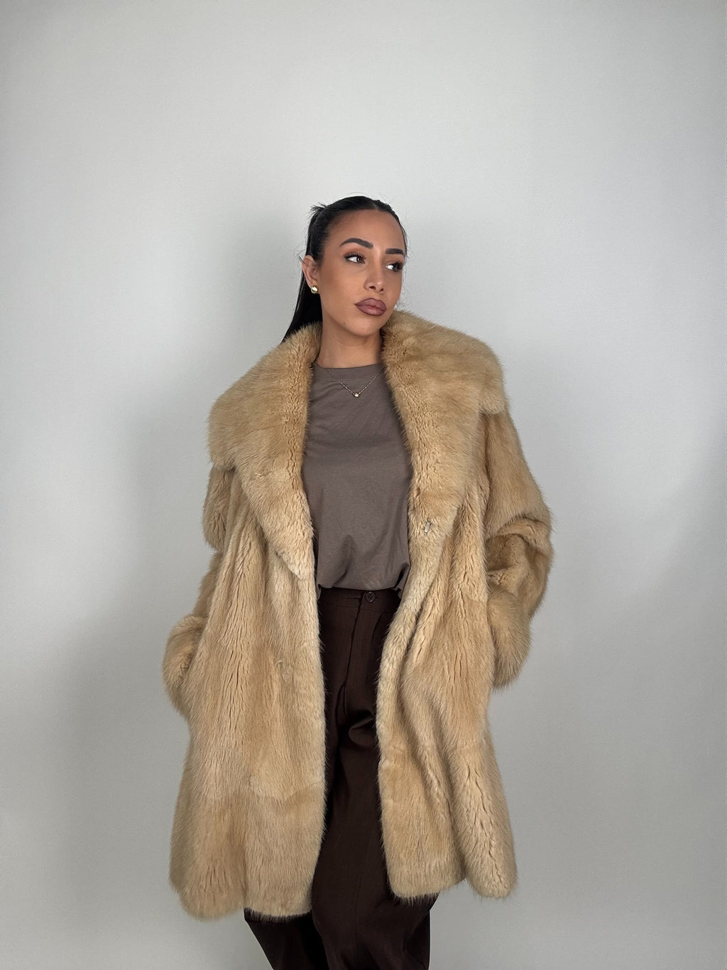 Giacca in rat musqué N477